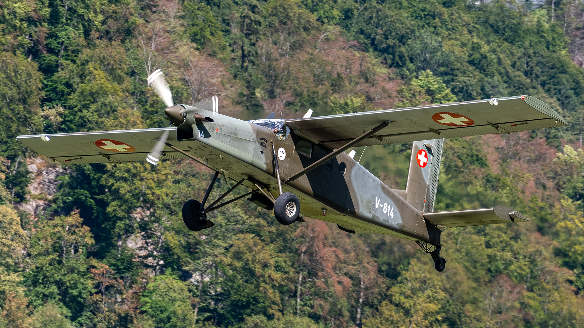 Swiss Air Force - Pilatus PC-6 - V-614
