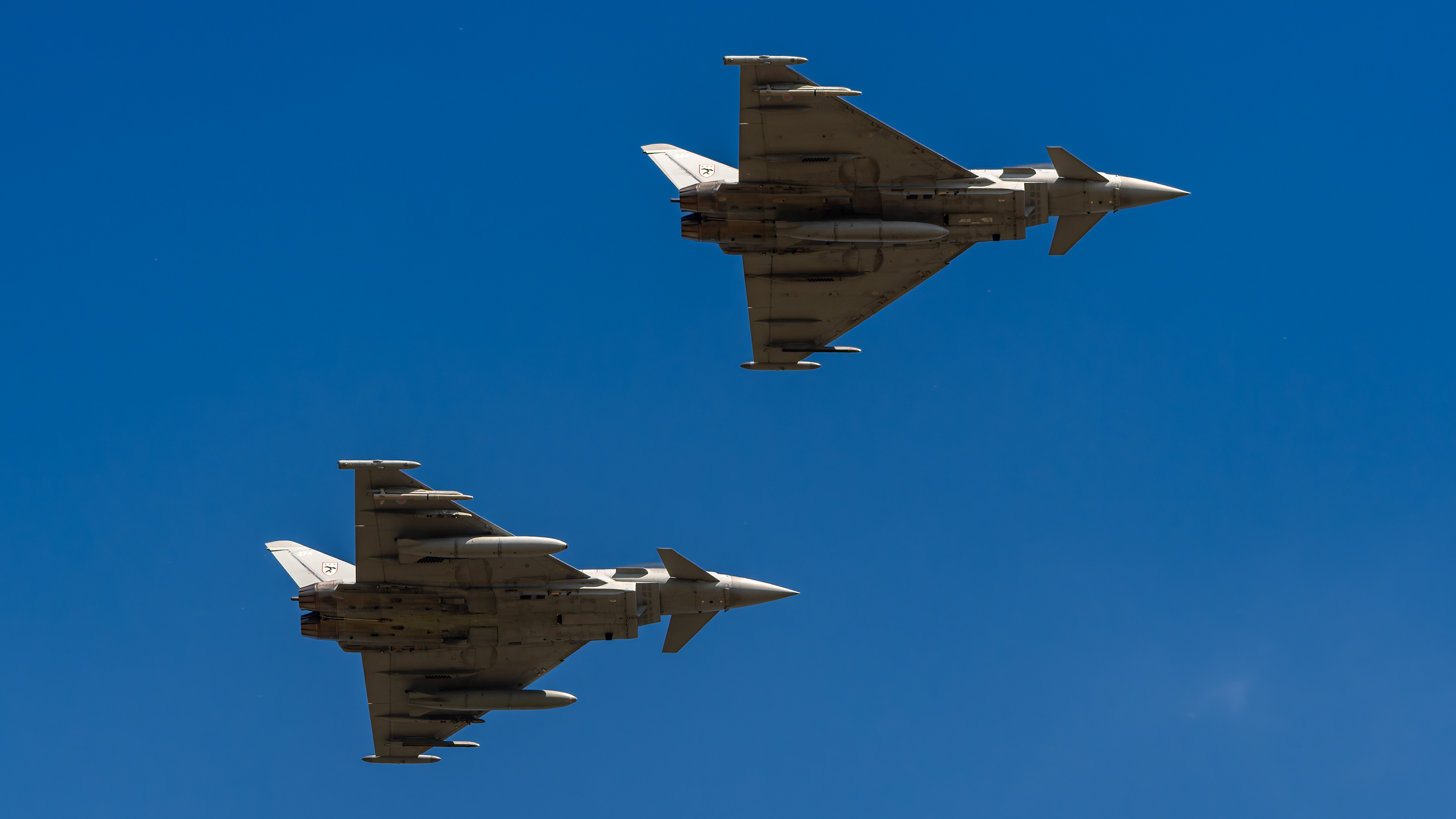 Royal Air Force - Eurofighter Typhoon FGR.4 - ZK344, ZK374 (WARLOR11/12)