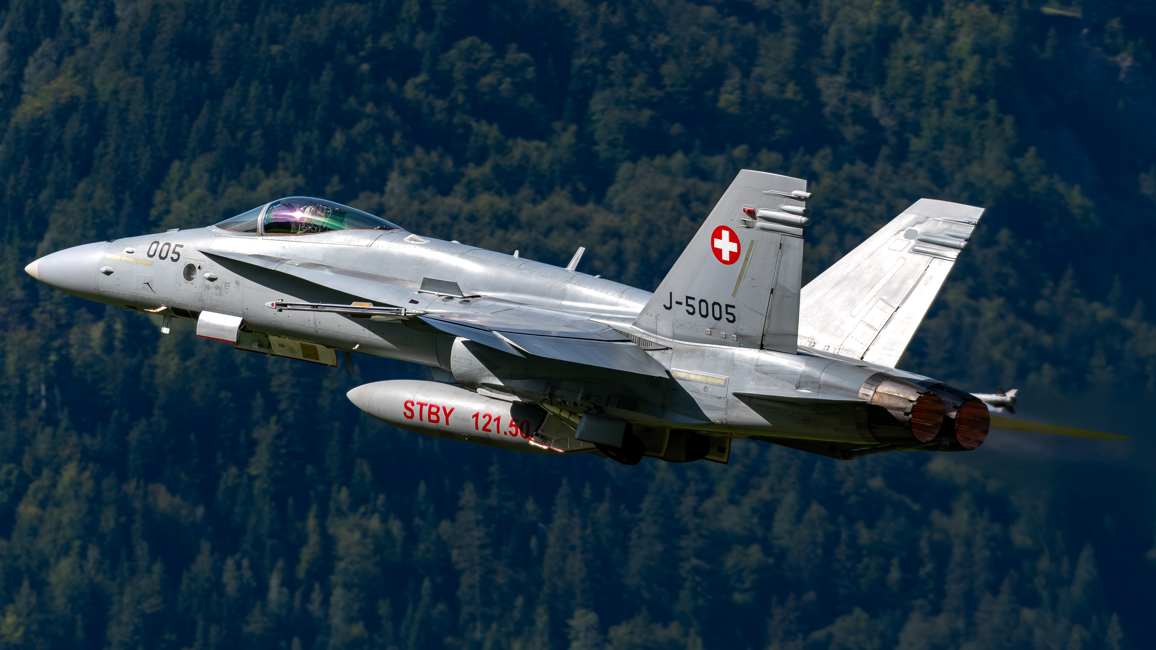 Swiss Air Force - F/A-18C Hornet - J-5005 (CHROME12)