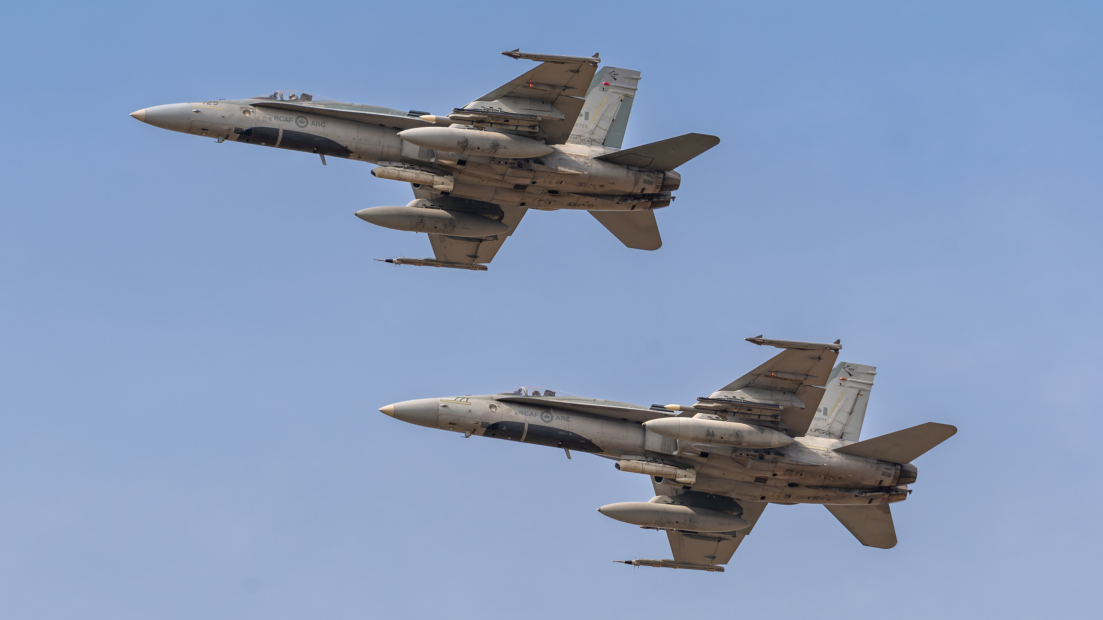 Royal Canadian Air Force - CF-18 Hornet - 188729 & 188771 (BRANDY21 + 24)