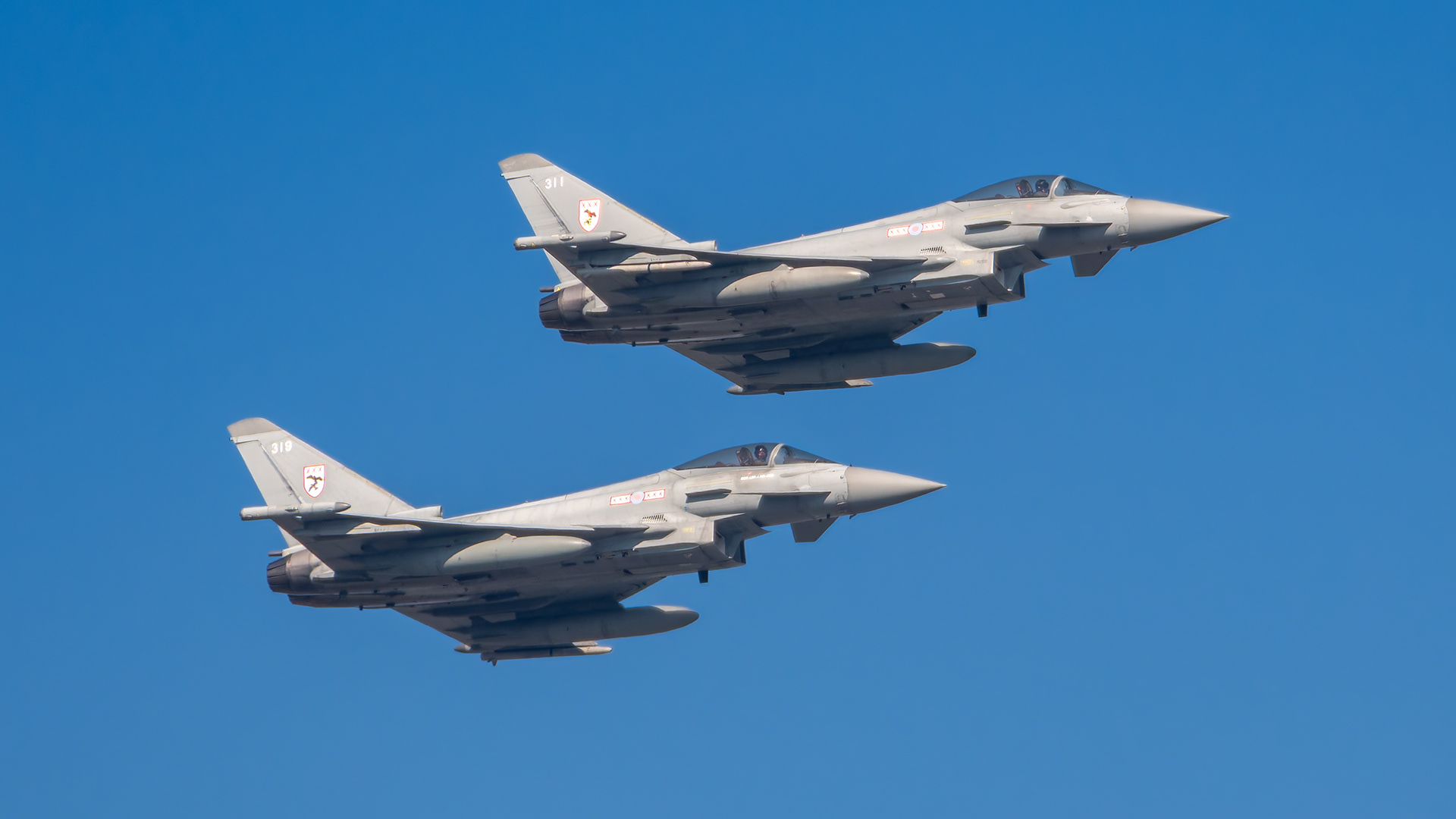 Royal Air Force - Eurofighter Typhoon FGR.4 - ZK311, ZK319 (TRIPLE11/12)