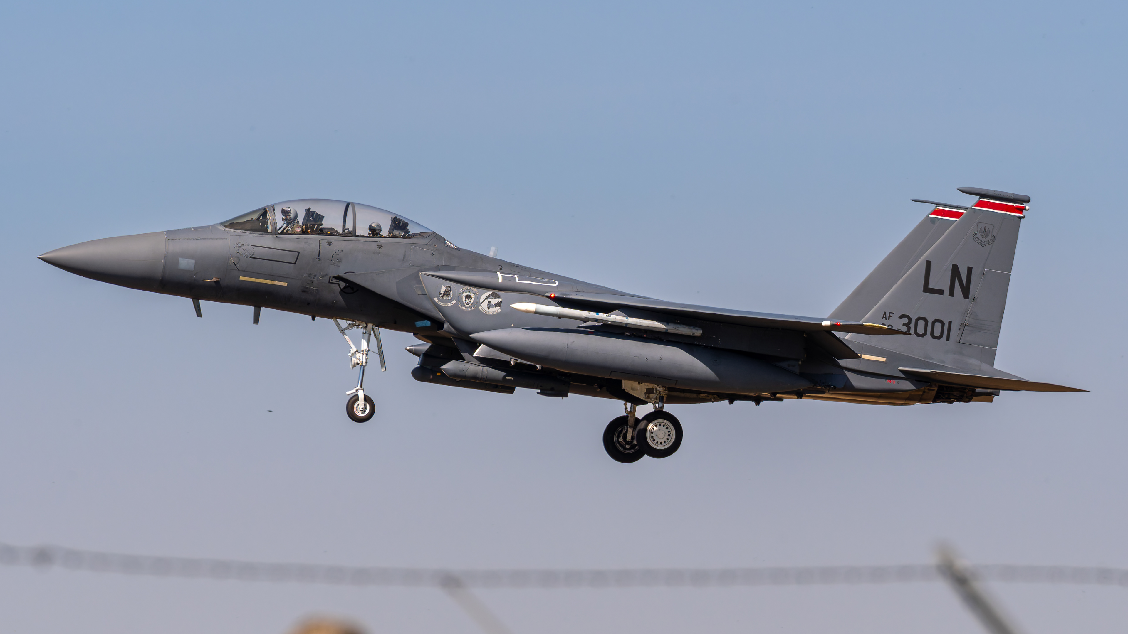 United States Air Force - F-15E Strike Eagle - 00-3001 (RACK01)