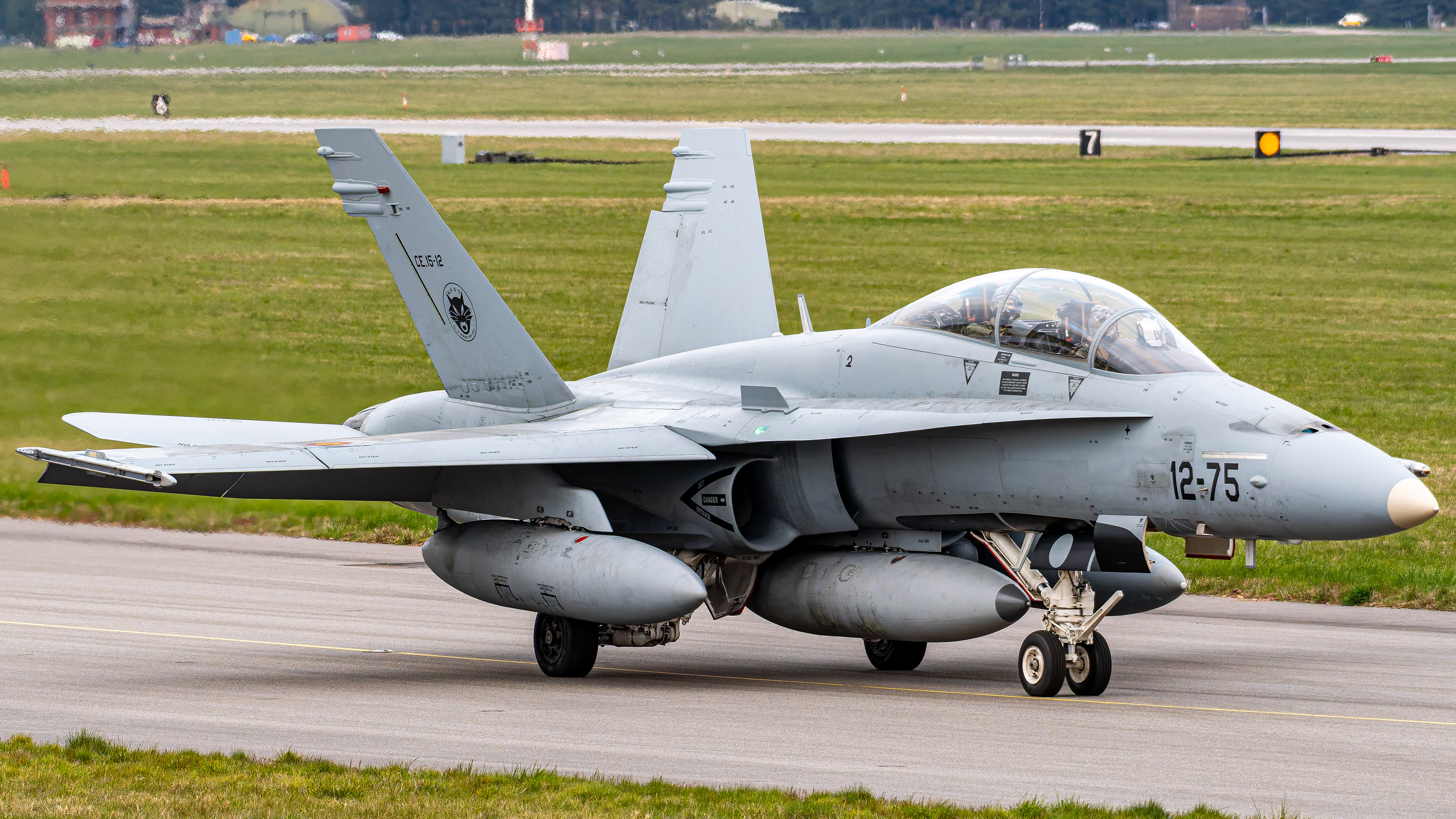 Spanish Air Force - EF-18BM - 12-75 / CE.15-12 (JEDI12)