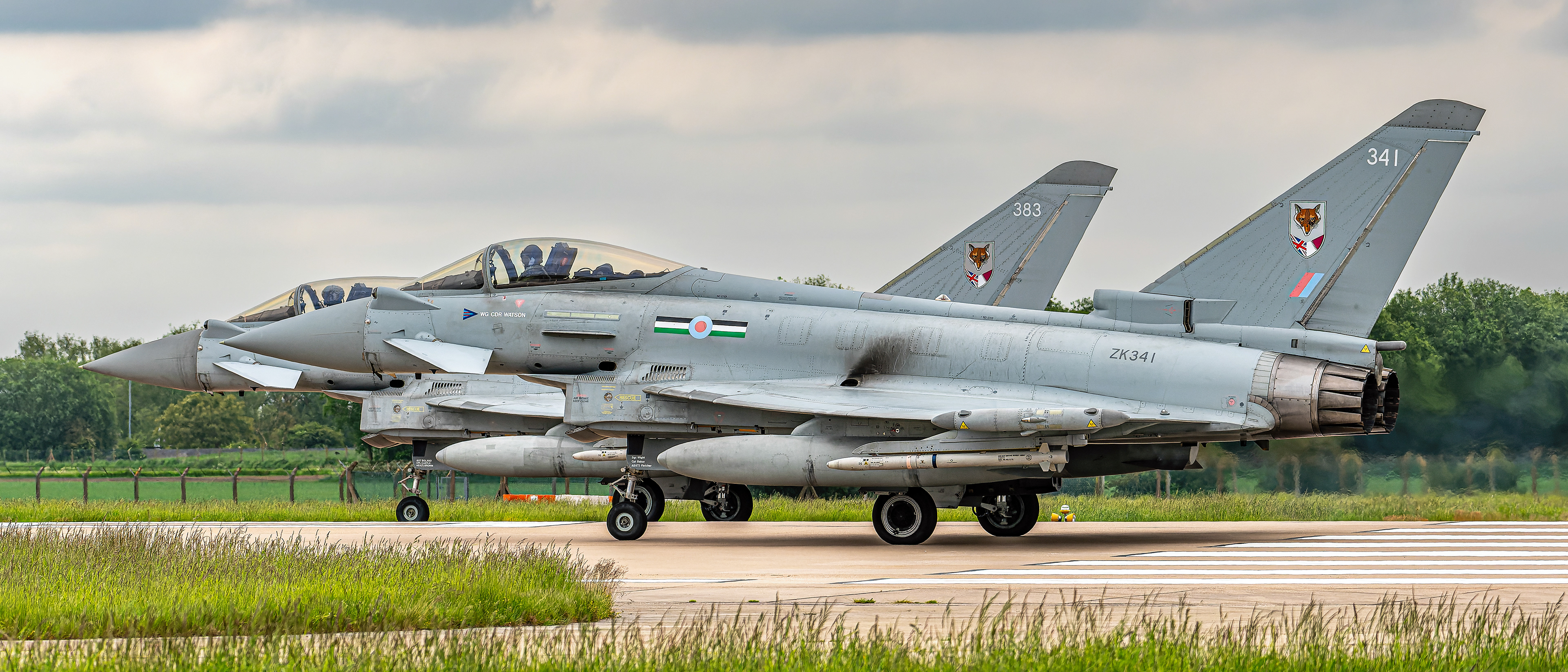 Eurofighter Typhoon T.3 & FGR.4 (ZK383 & ZK341)