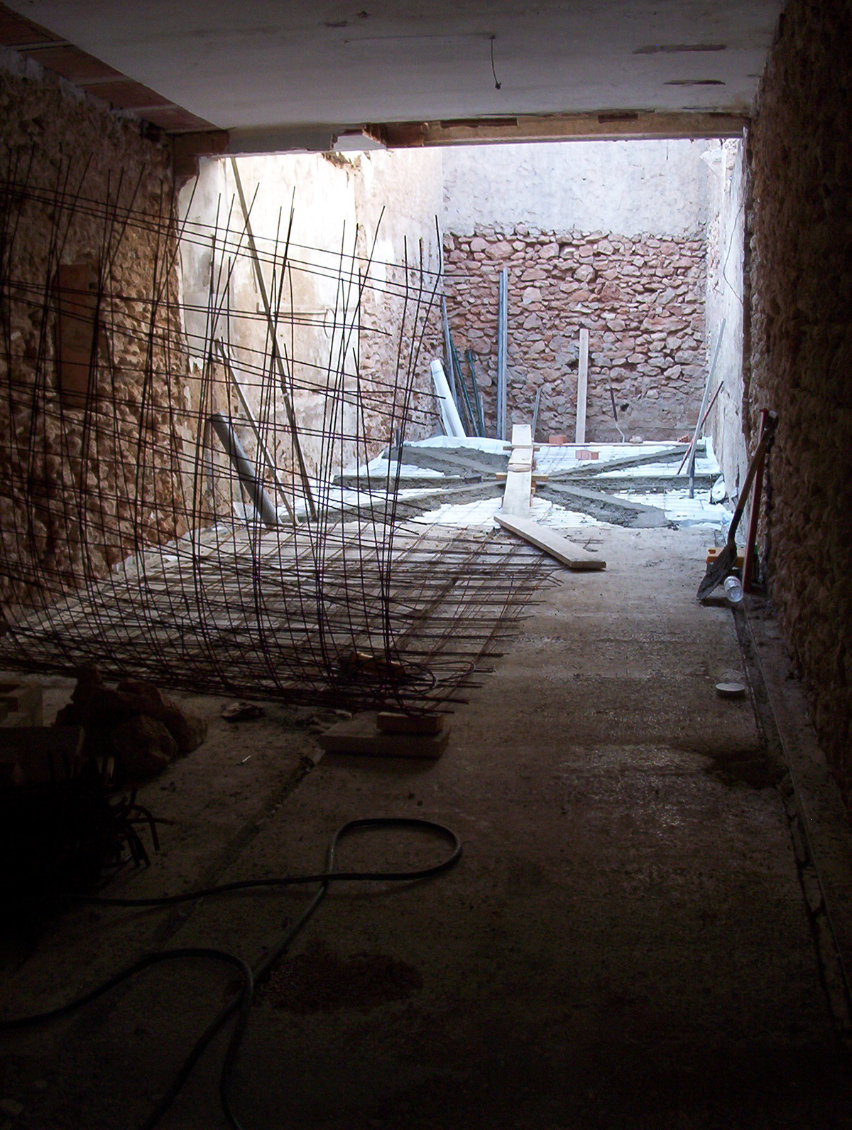 Planché y acometidas de desagües