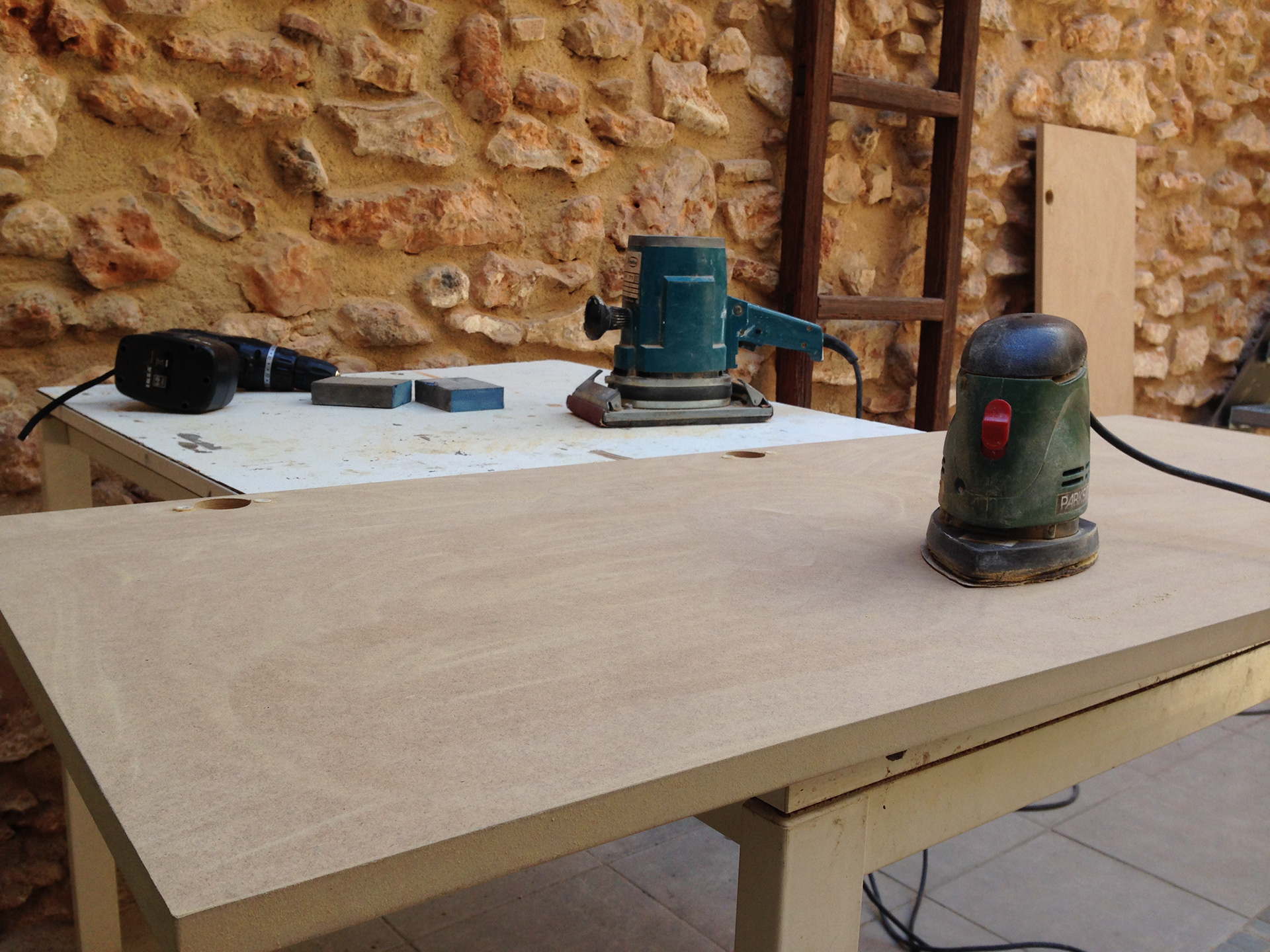 Preparación puertas DM