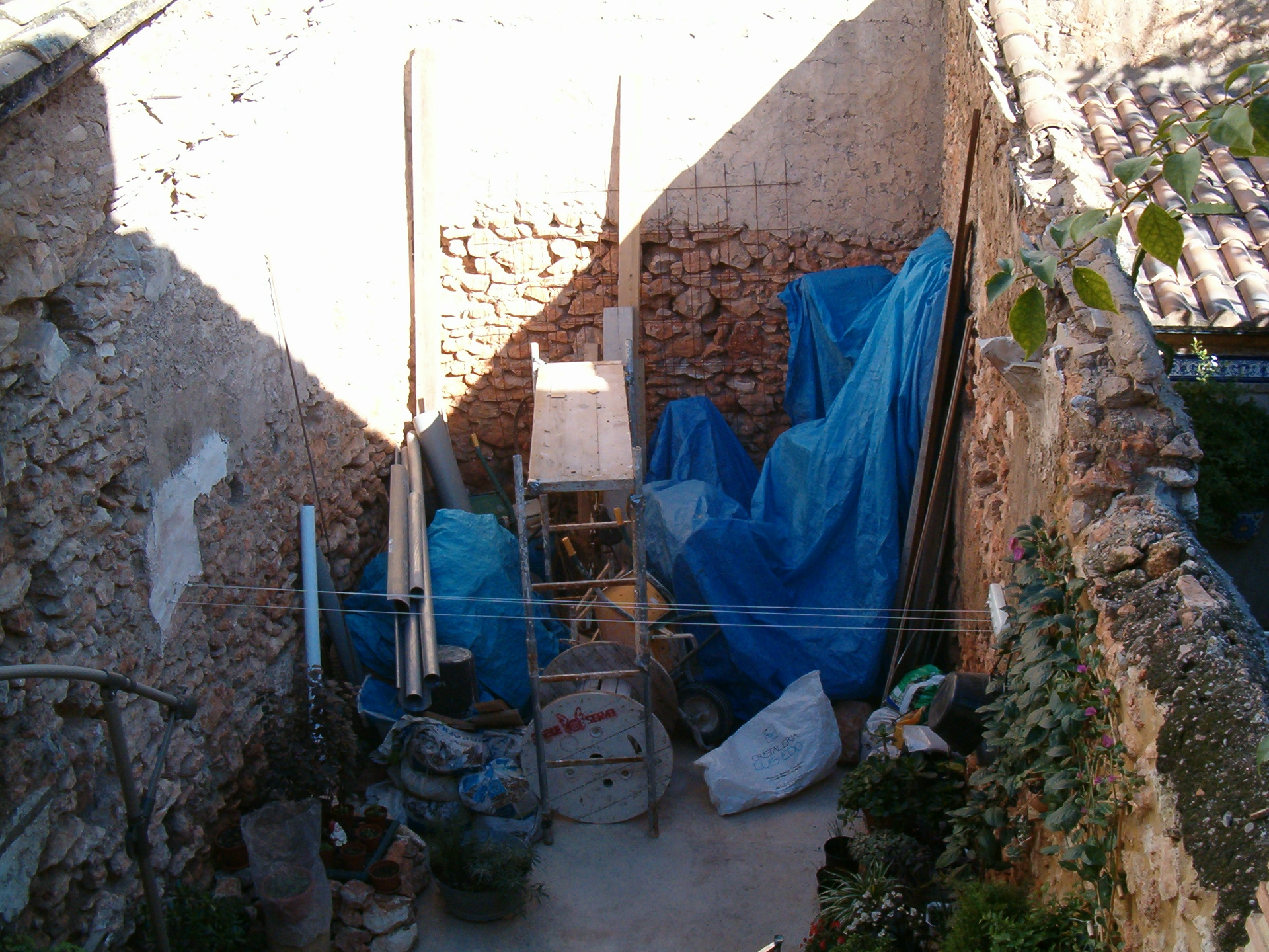 Esto será el taller y terraza