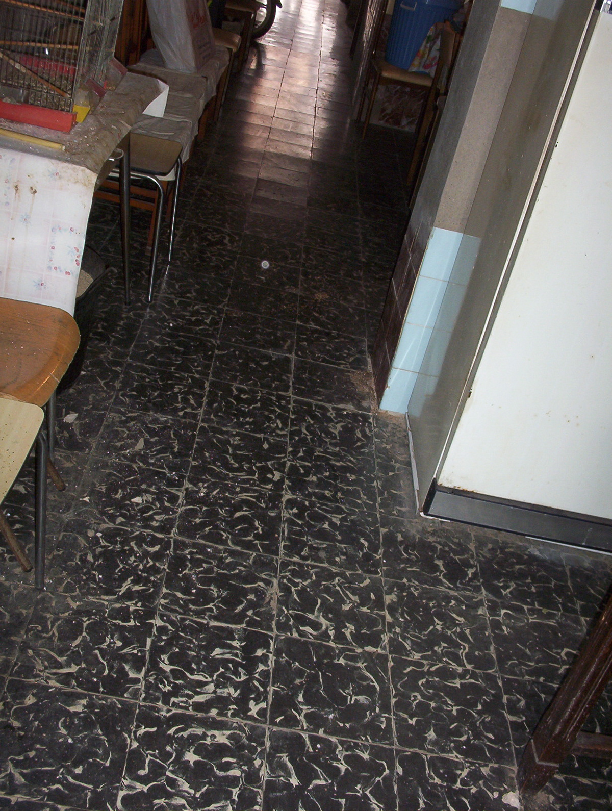 Suelo de terrazo en planta baja