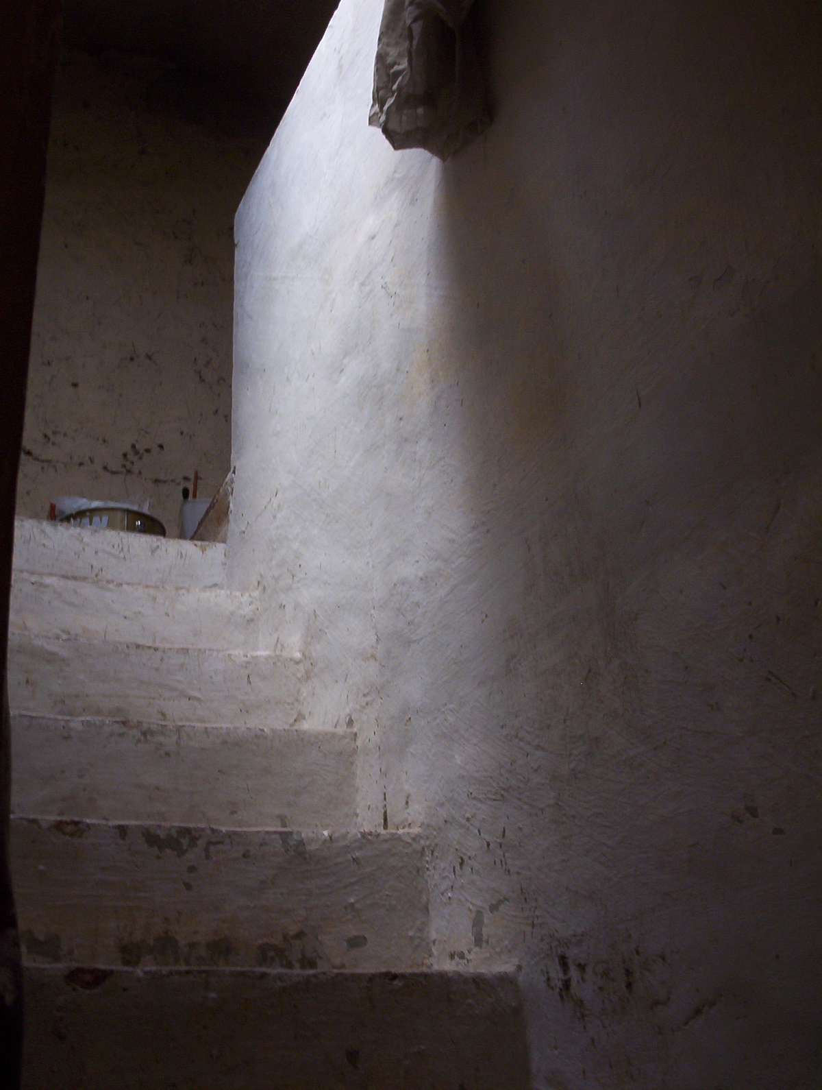 Escalera de acceso al ático
