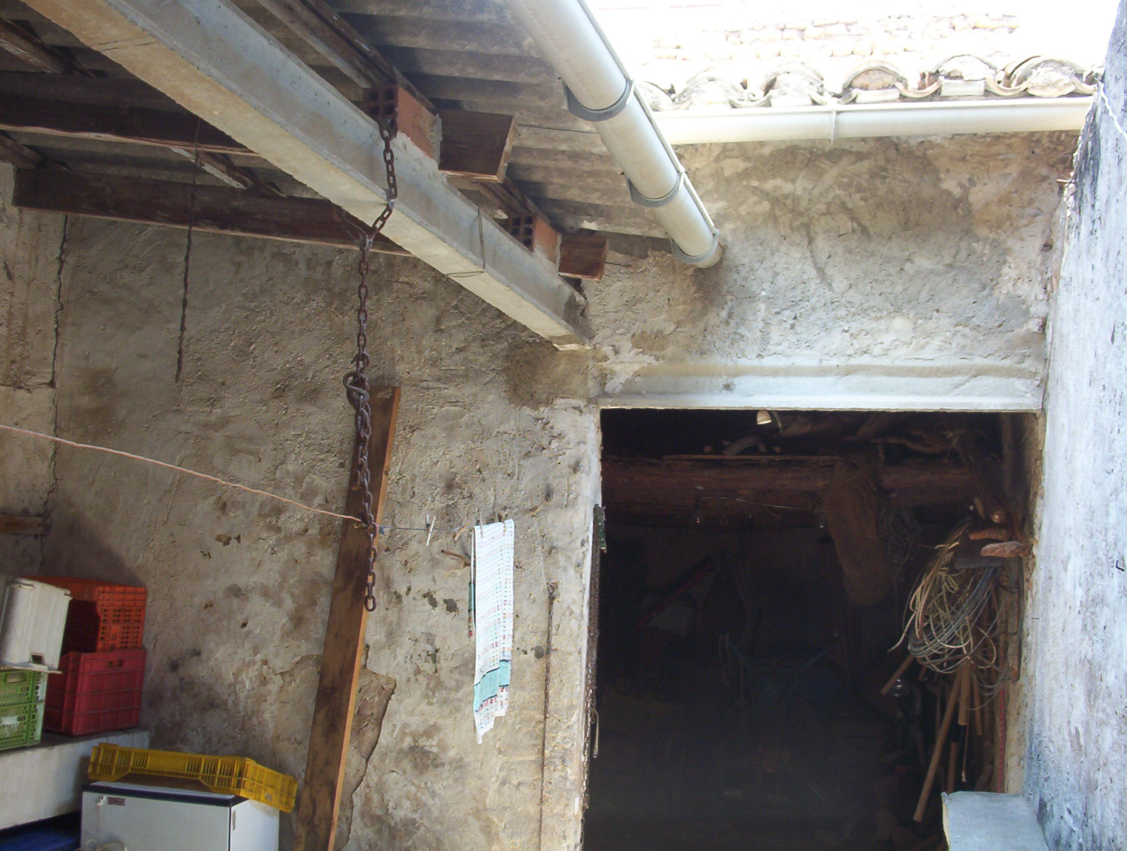 Palliza al final de la construcción