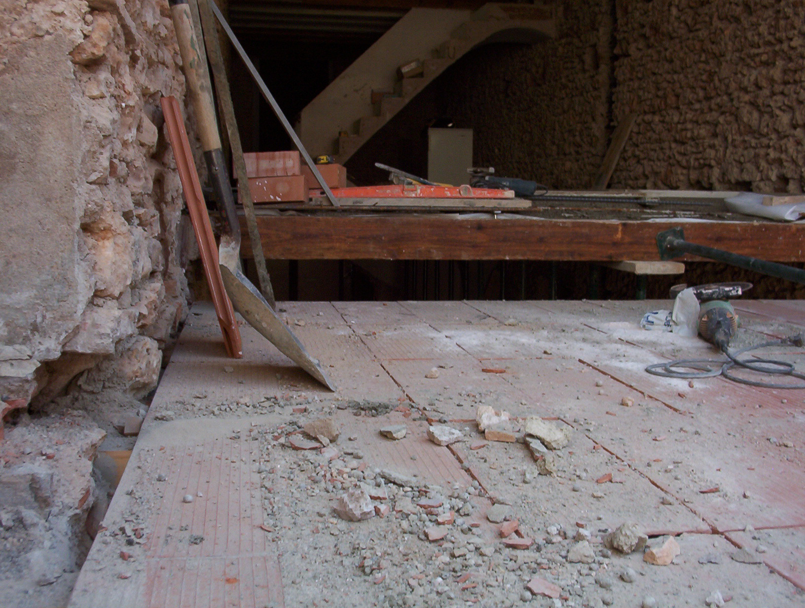 Detalle falso techo de cocina