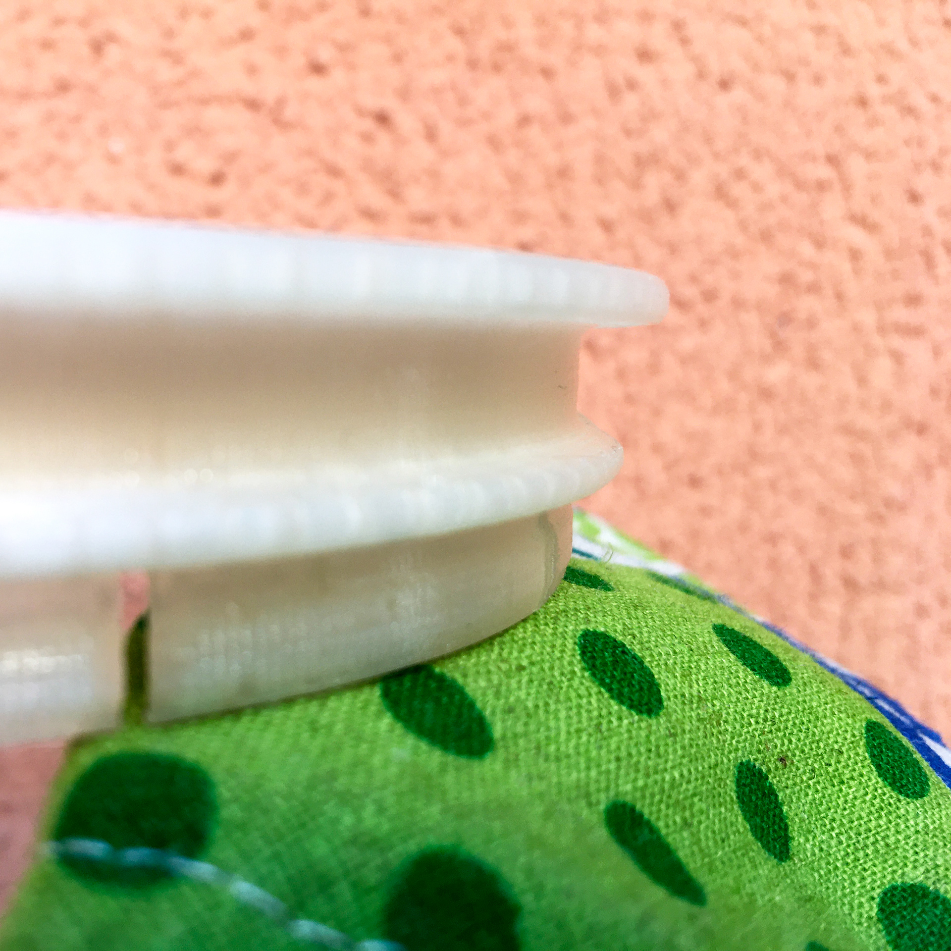 Pieza Soporte sobre retal textil