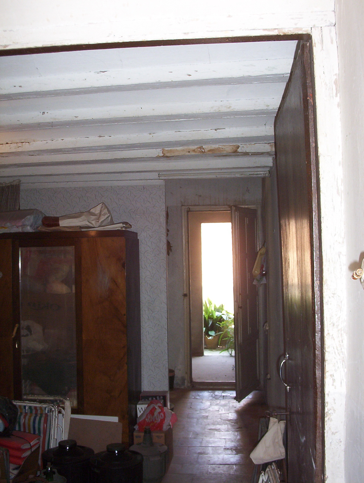 Detalle de pasillo en primera planta