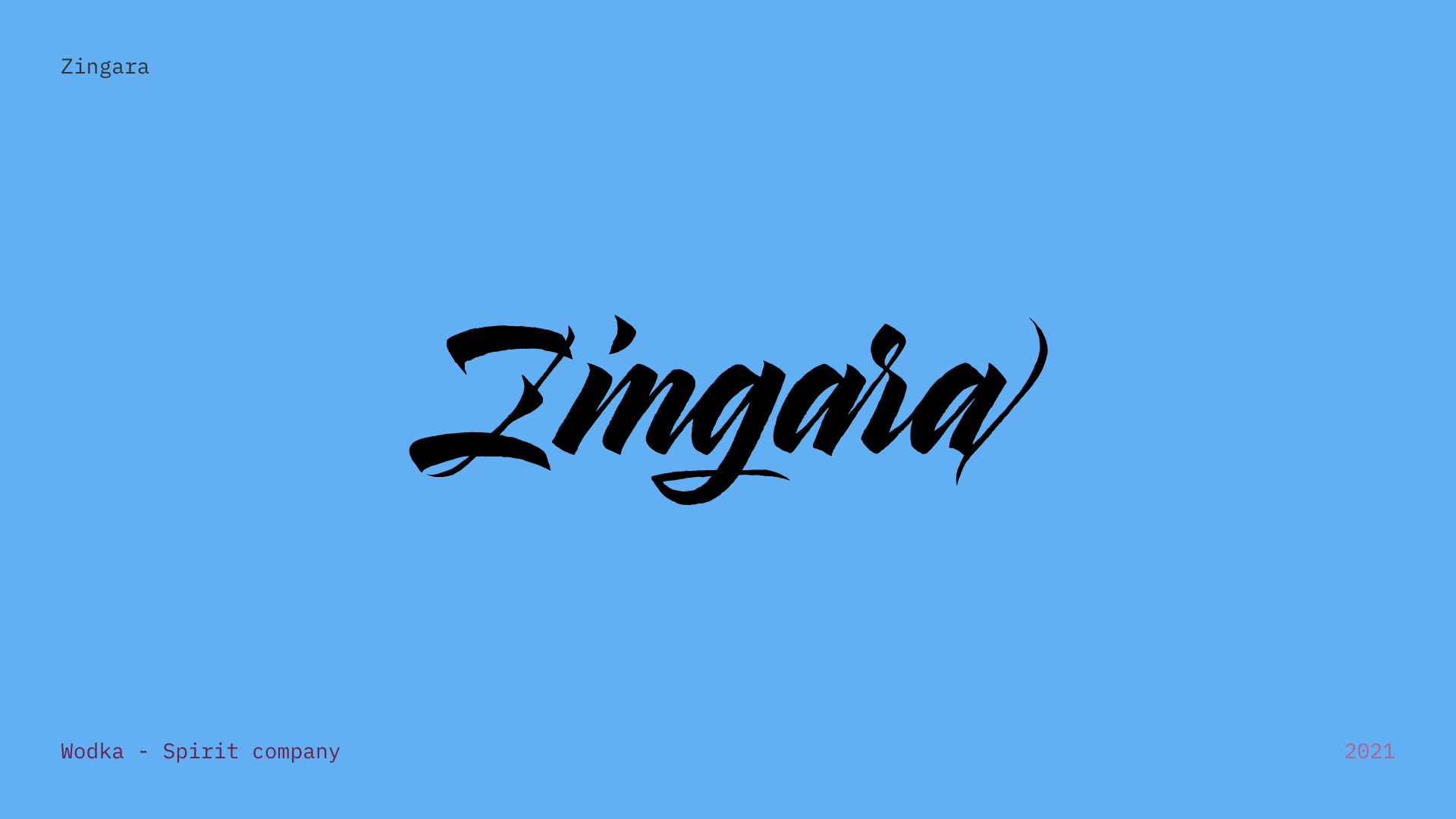 Zingara calligraphic logo 