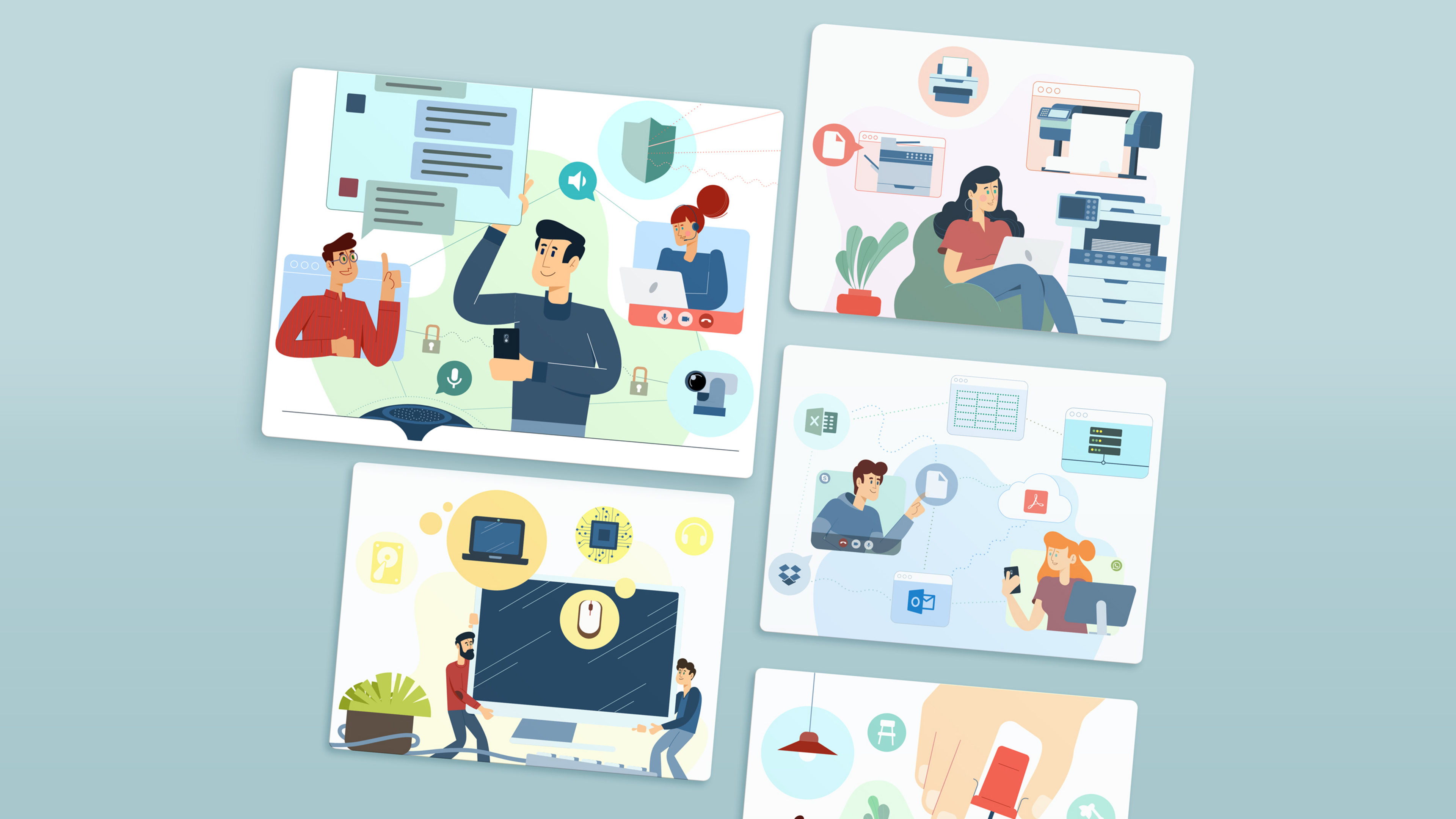 some screenshots of the illustrations on the Giani site