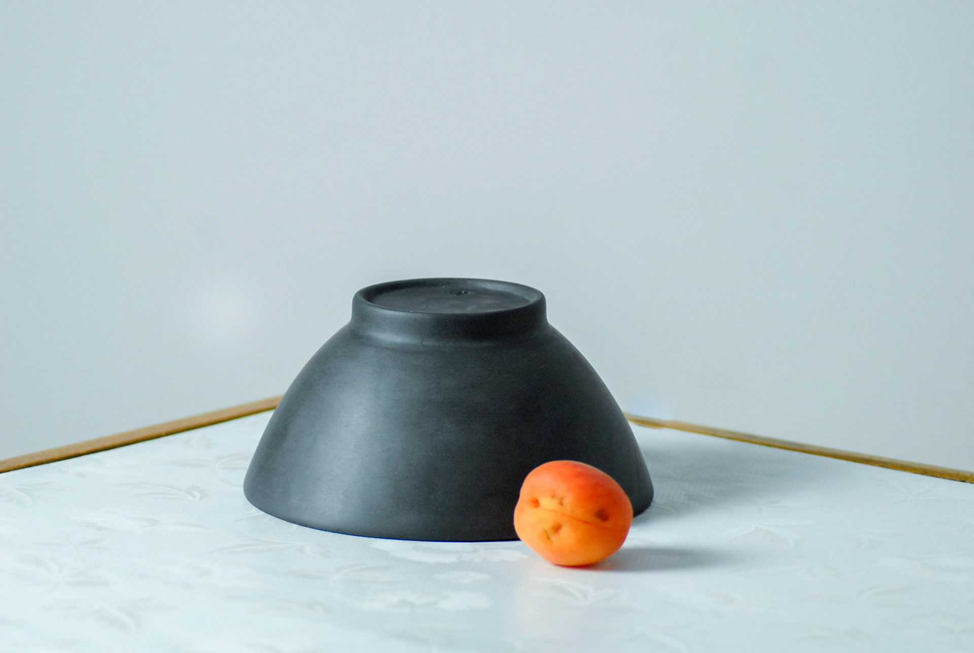 Rice bowl or Buddha bowl, soup bowl, black or terracotta, Single Pieces made of earthenware.