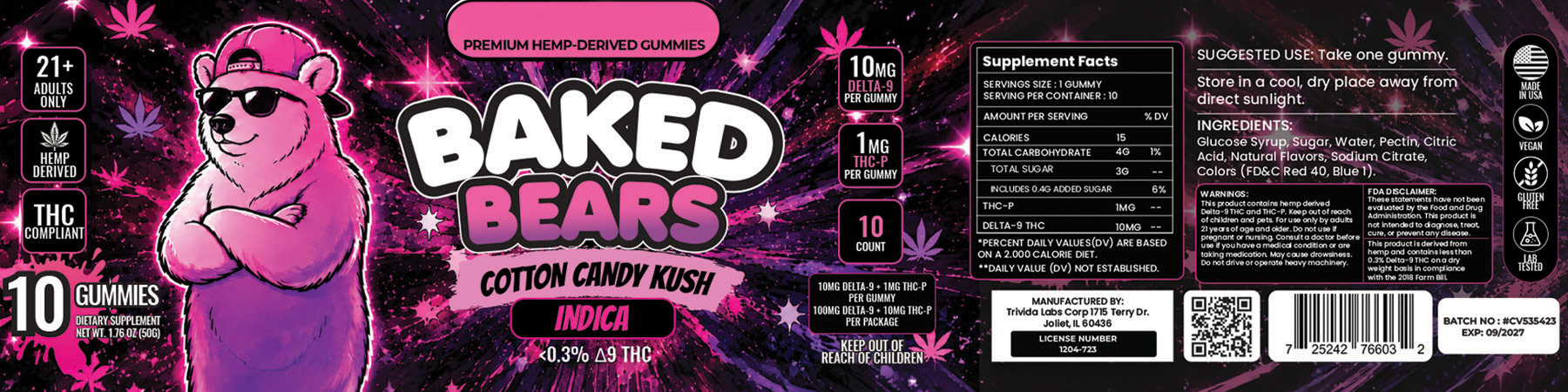 BAKED BEARS GUMMIES