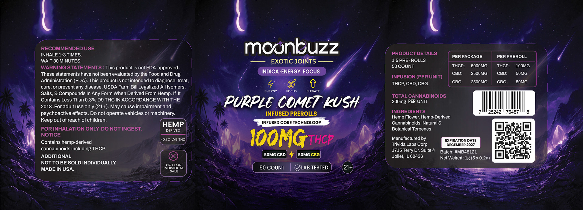 THCP INFUSED_EXOTIC_PURPLE COMET KUSH_CS6