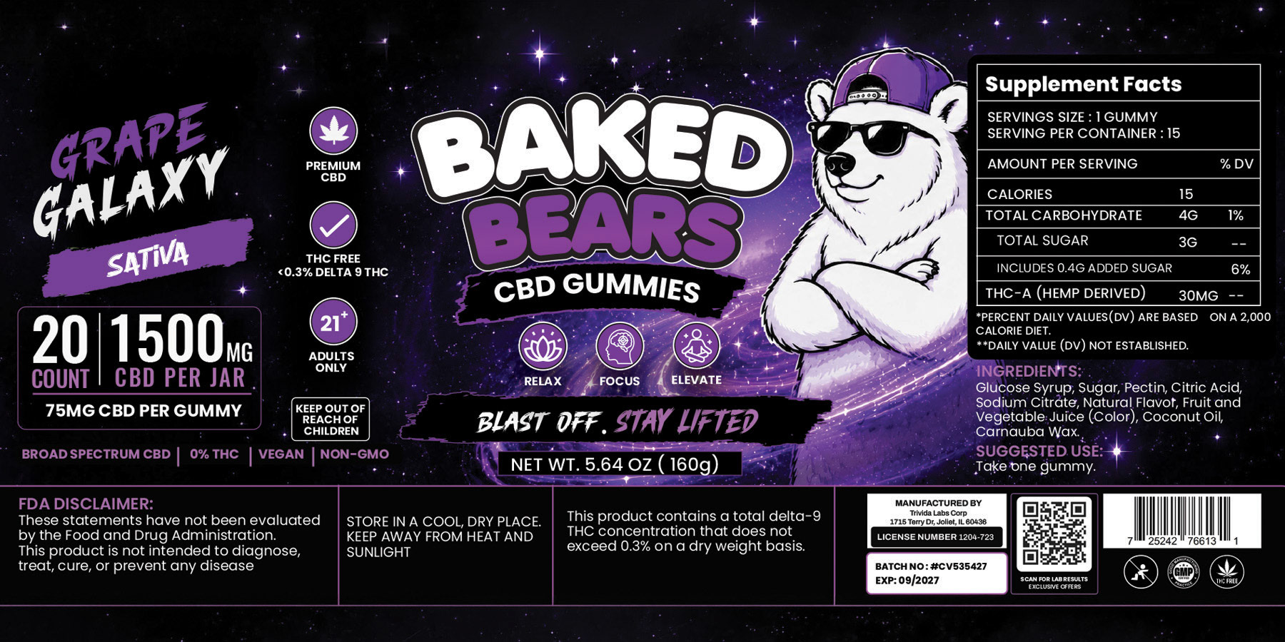 BAKED BEARS 20CT 1500mg_new