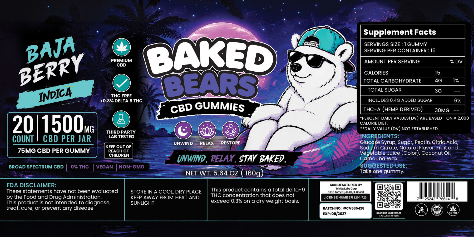 BAKED BEARS 20CT 1500mg_new