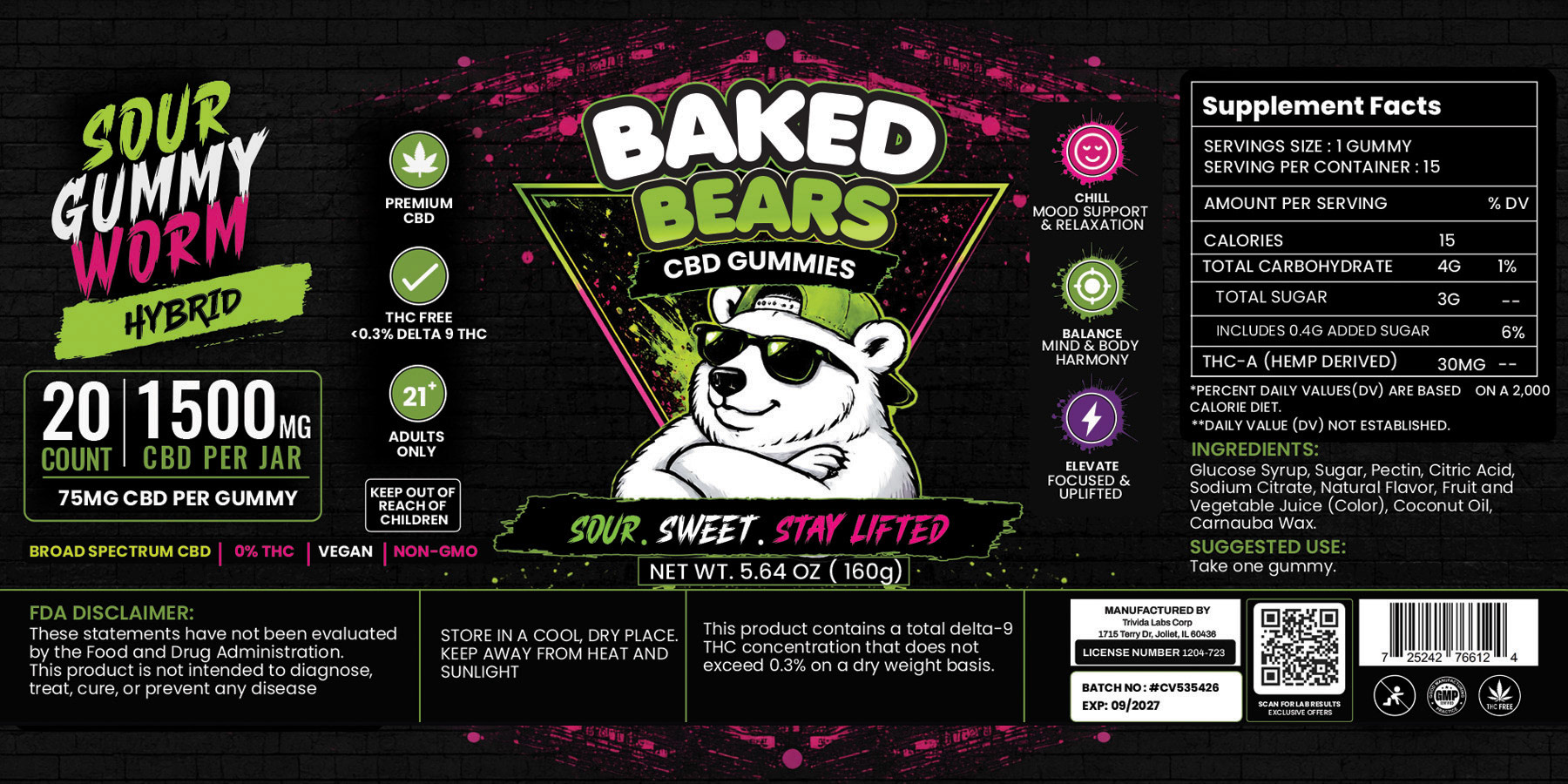 BAKED BEARS 20CT 1500mg_new