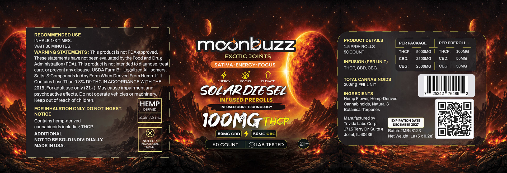 THCP INFUSED_EXOTIC_SOLAR DIESEL_CS6