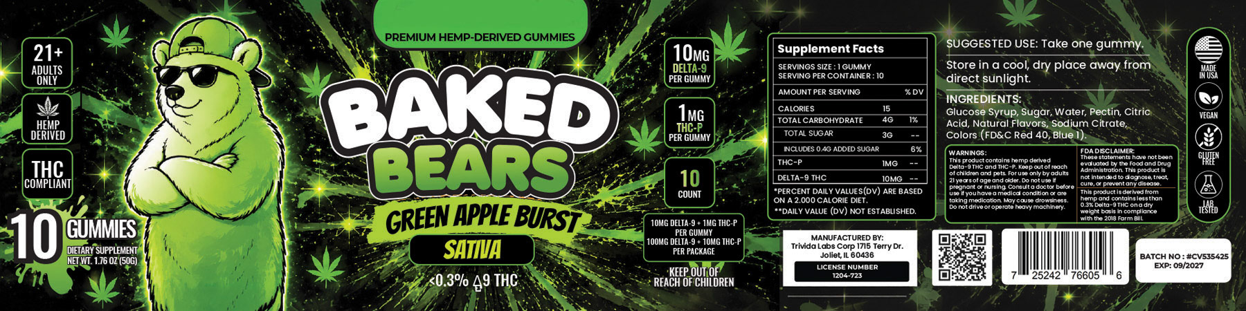 BAKED BEARS GUMMIES