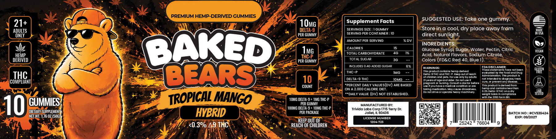 BAKED BEARS GUMMIES