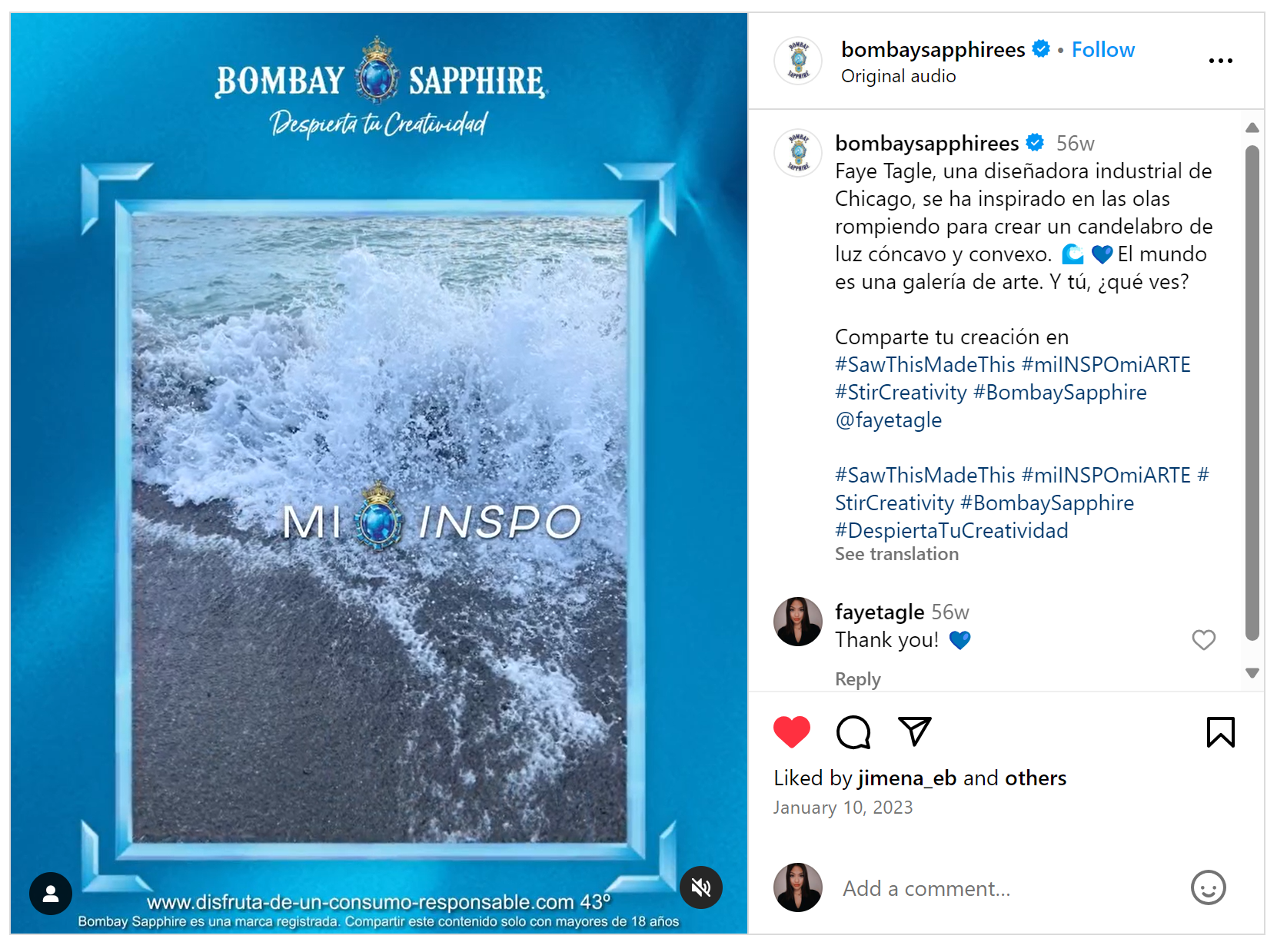 Bombay Sapphire Spain