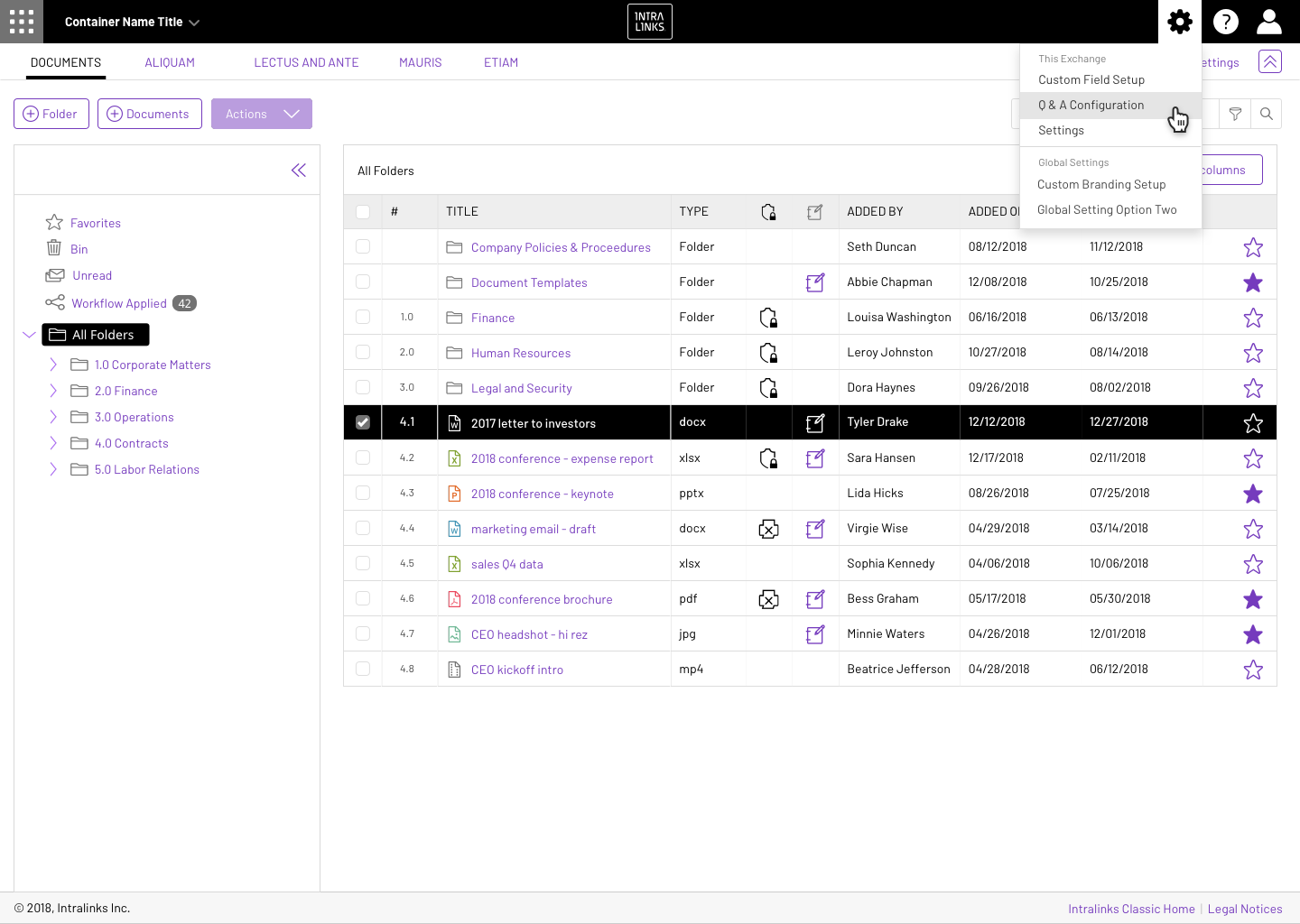 Concept 1: Data Grid