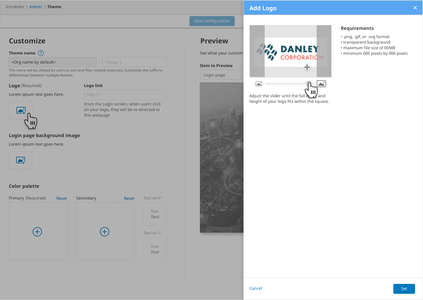 Configurator: Scale, crop logo to fit standard aspect ratio