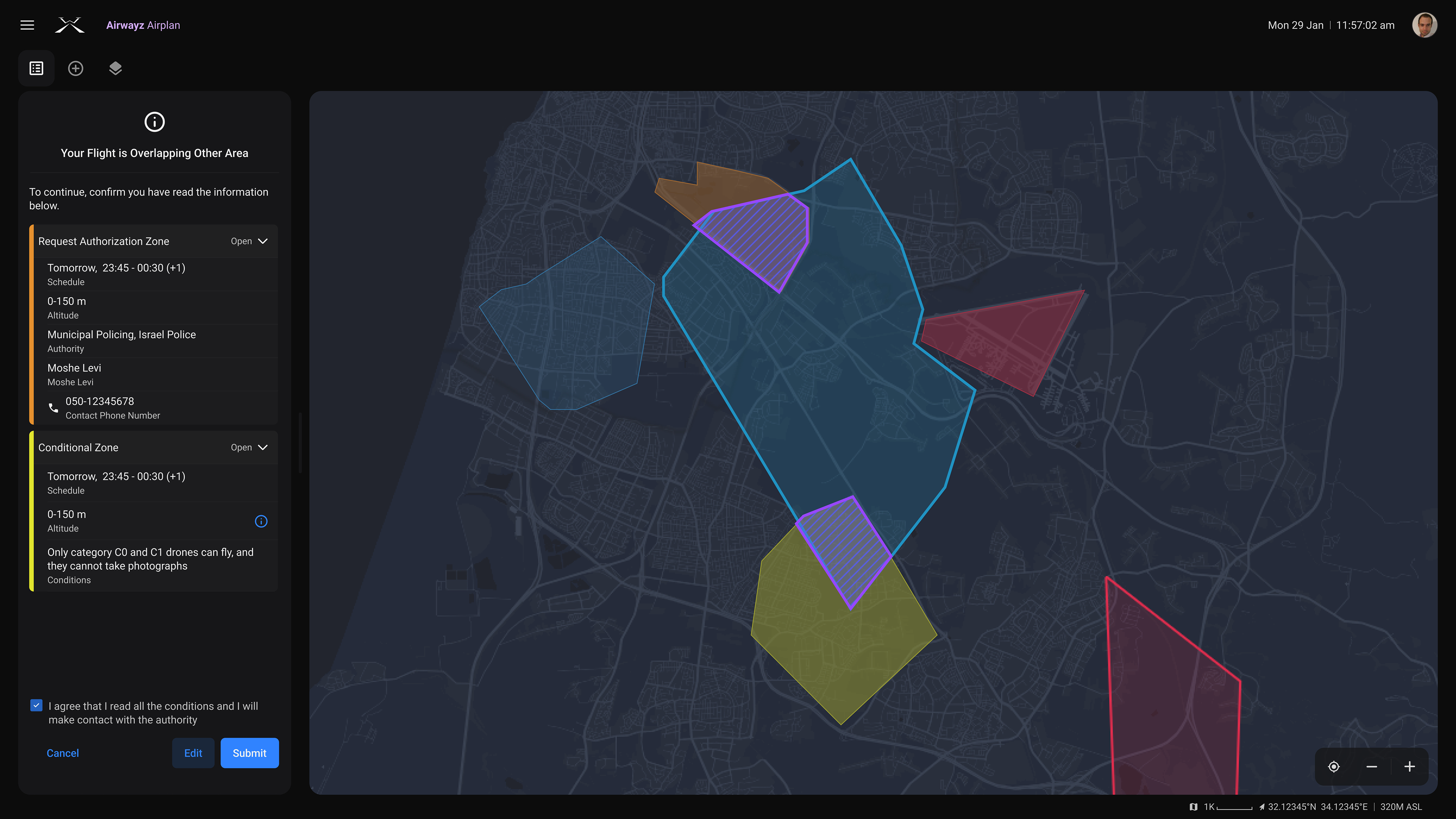 Option No. 2 — flight alternatives and issues are separated.
