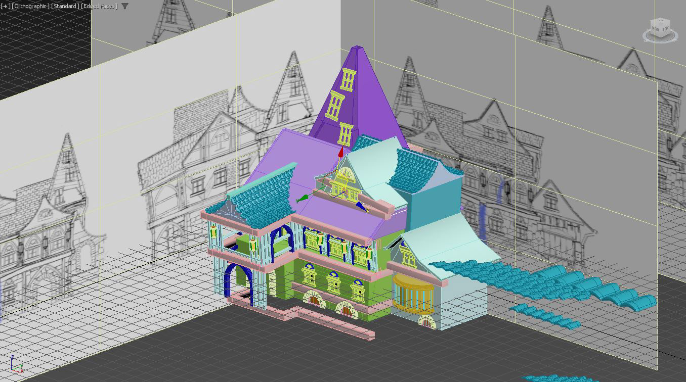 Building B Modeling Process