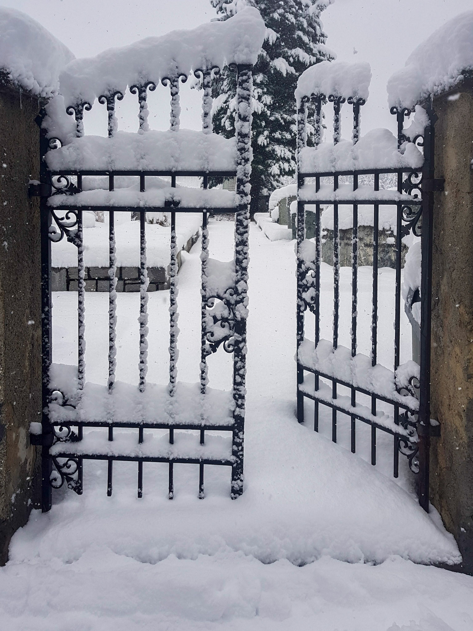Wintereinbruch im Engadin