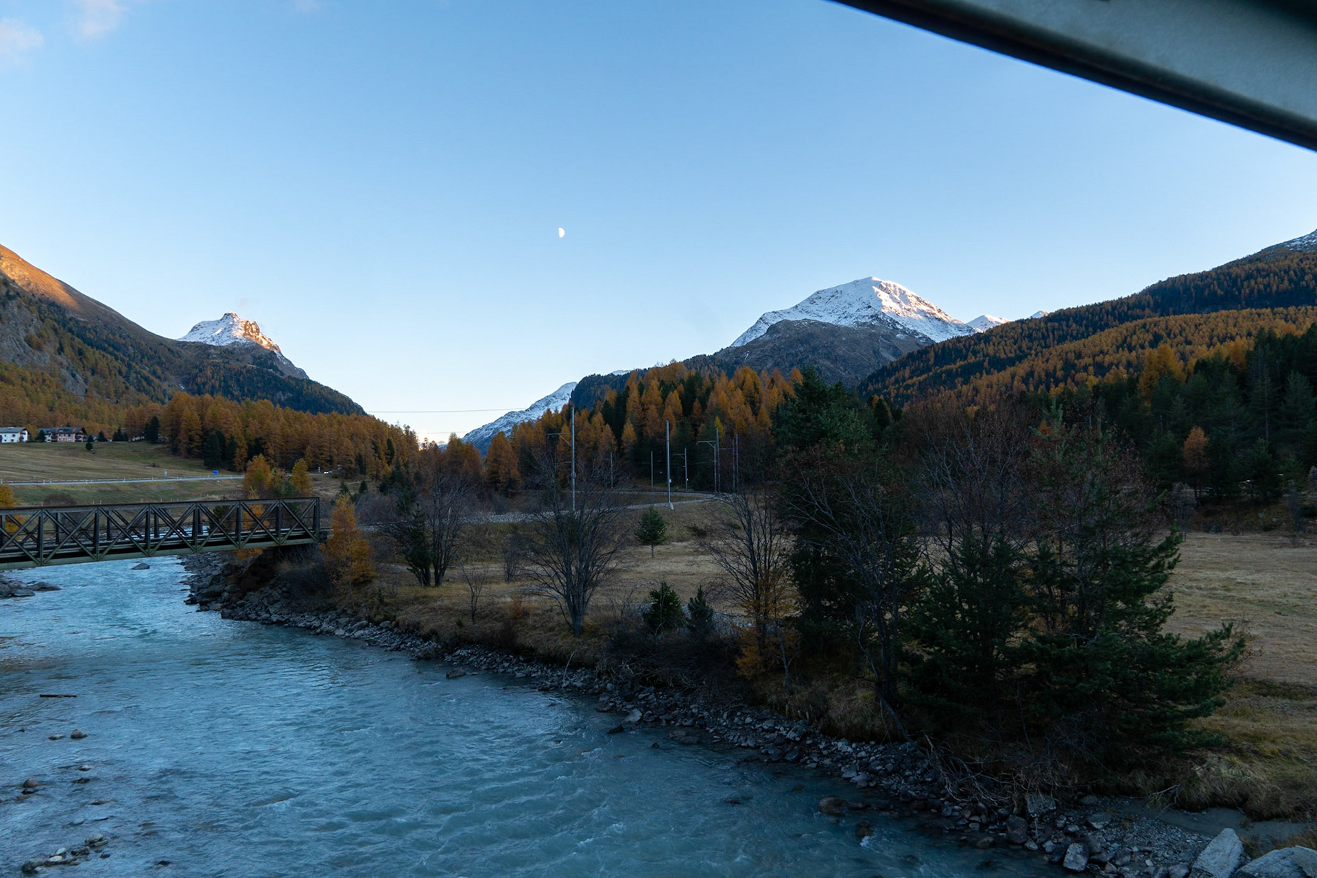 Goldener Herbst im Engadin