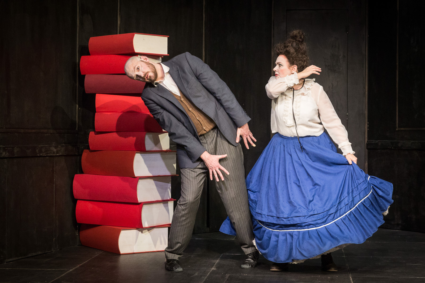 Alexander Braunshör und Petra Strasser in "Die Blendung"