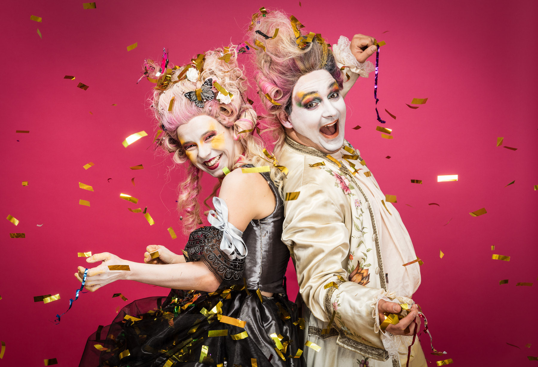 Eva Mayer und Matthias Mamedof in "Amadeus"