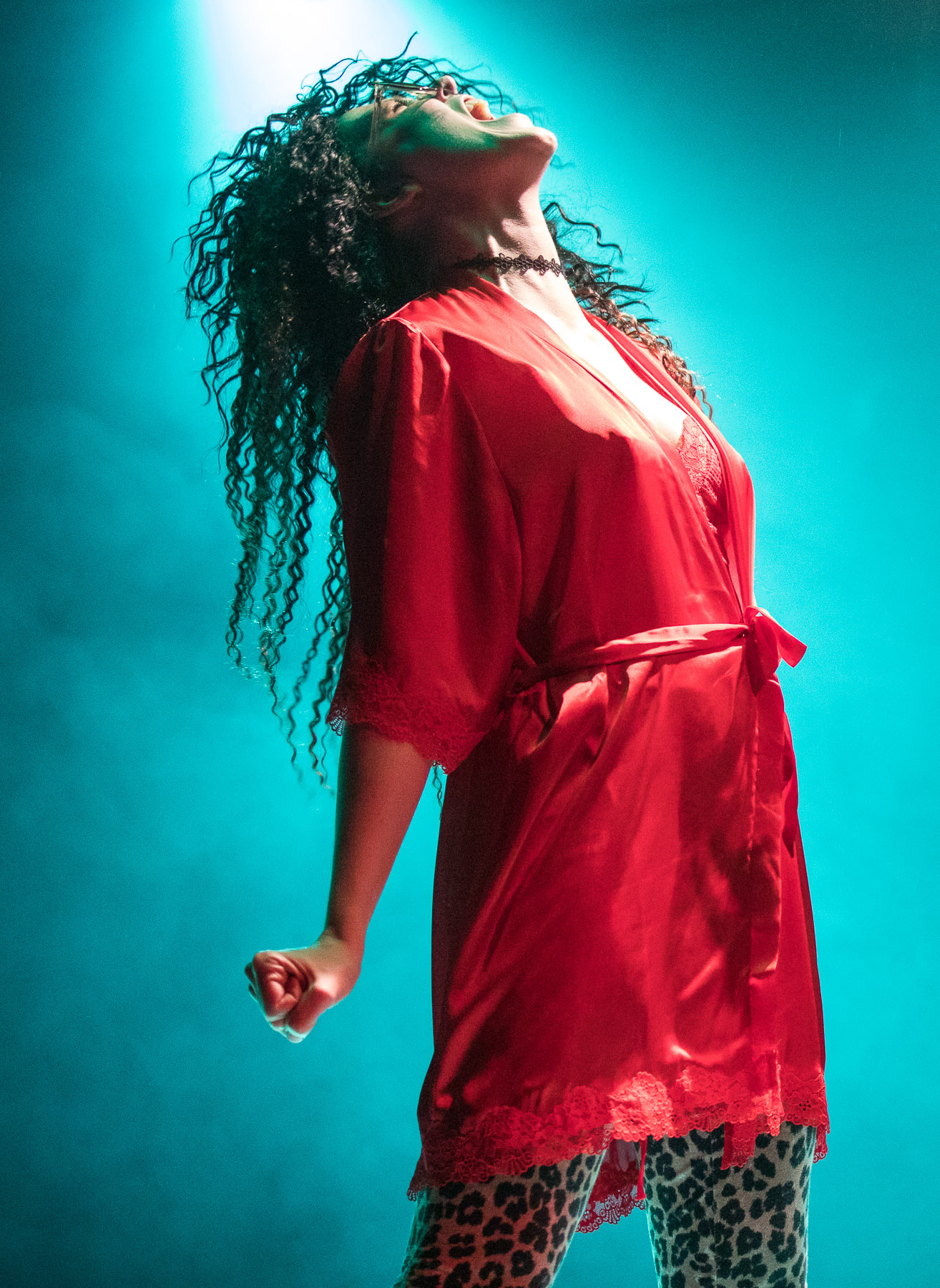 Lisa Schrammel in "Macbeth"