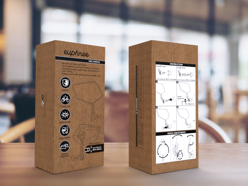 Mirror Box mockup created in Adobe Dimension