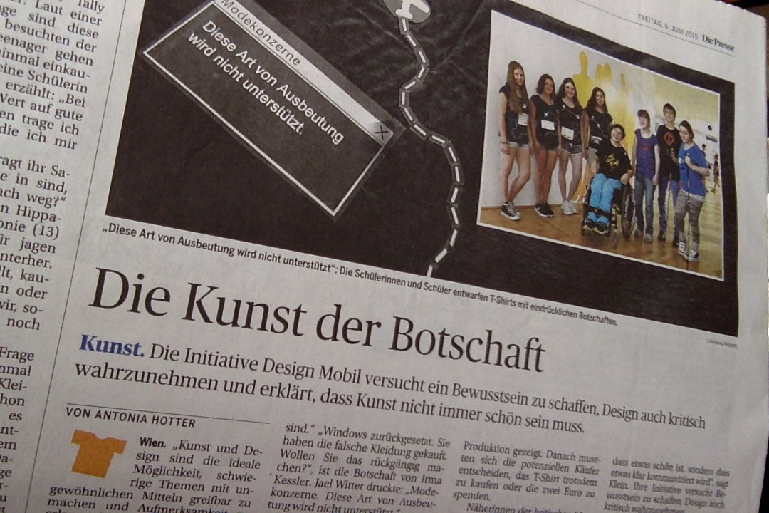 design°mobil in: Die Presse