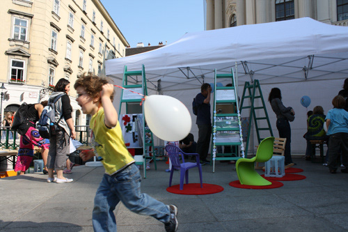 Spielinstallation / Wir sind Wien Festival der Bezirke