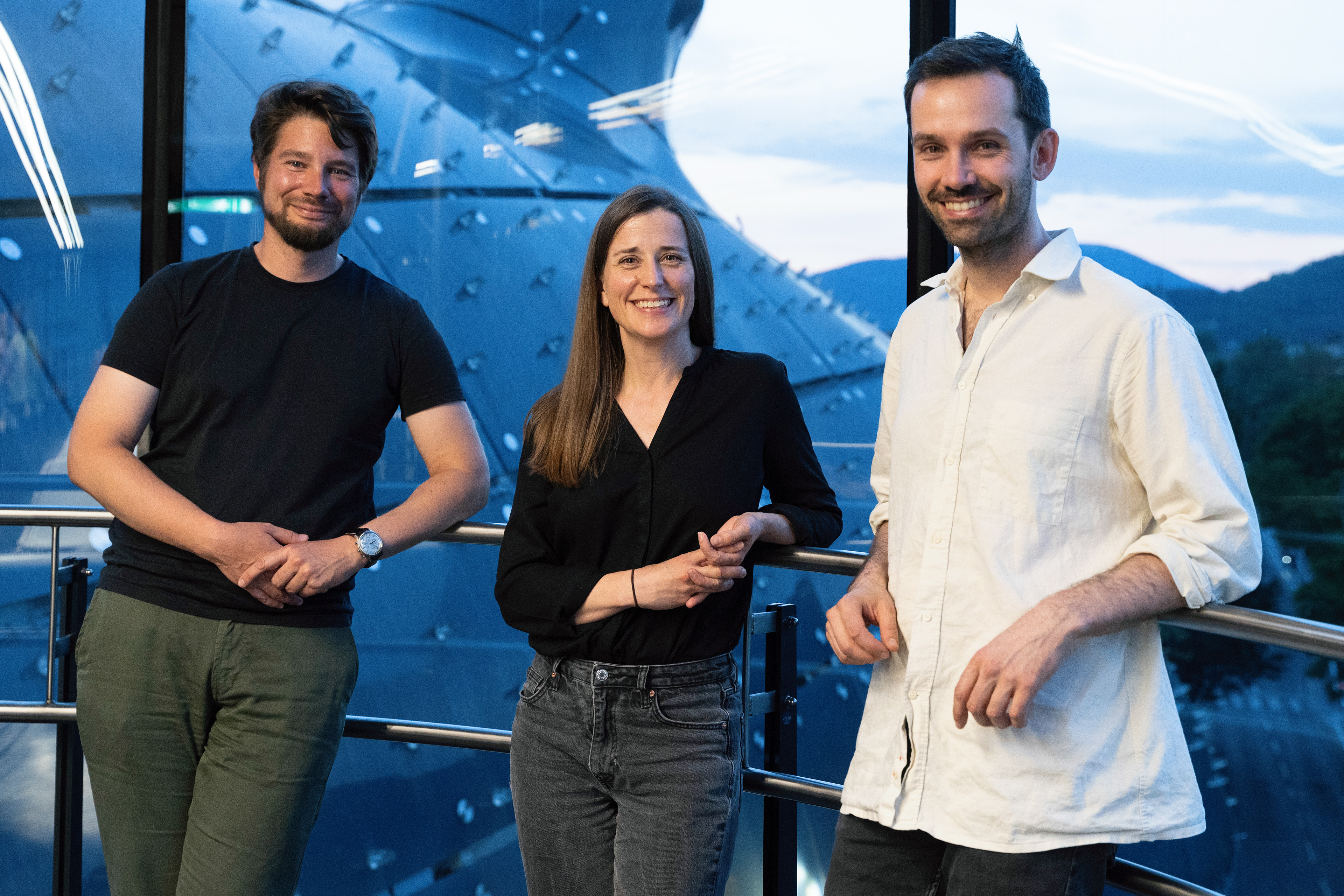 Thomas Brudermann, Katrin Nora Kober und Jakob Glasner © Kunsthaus Graz / A. Juric