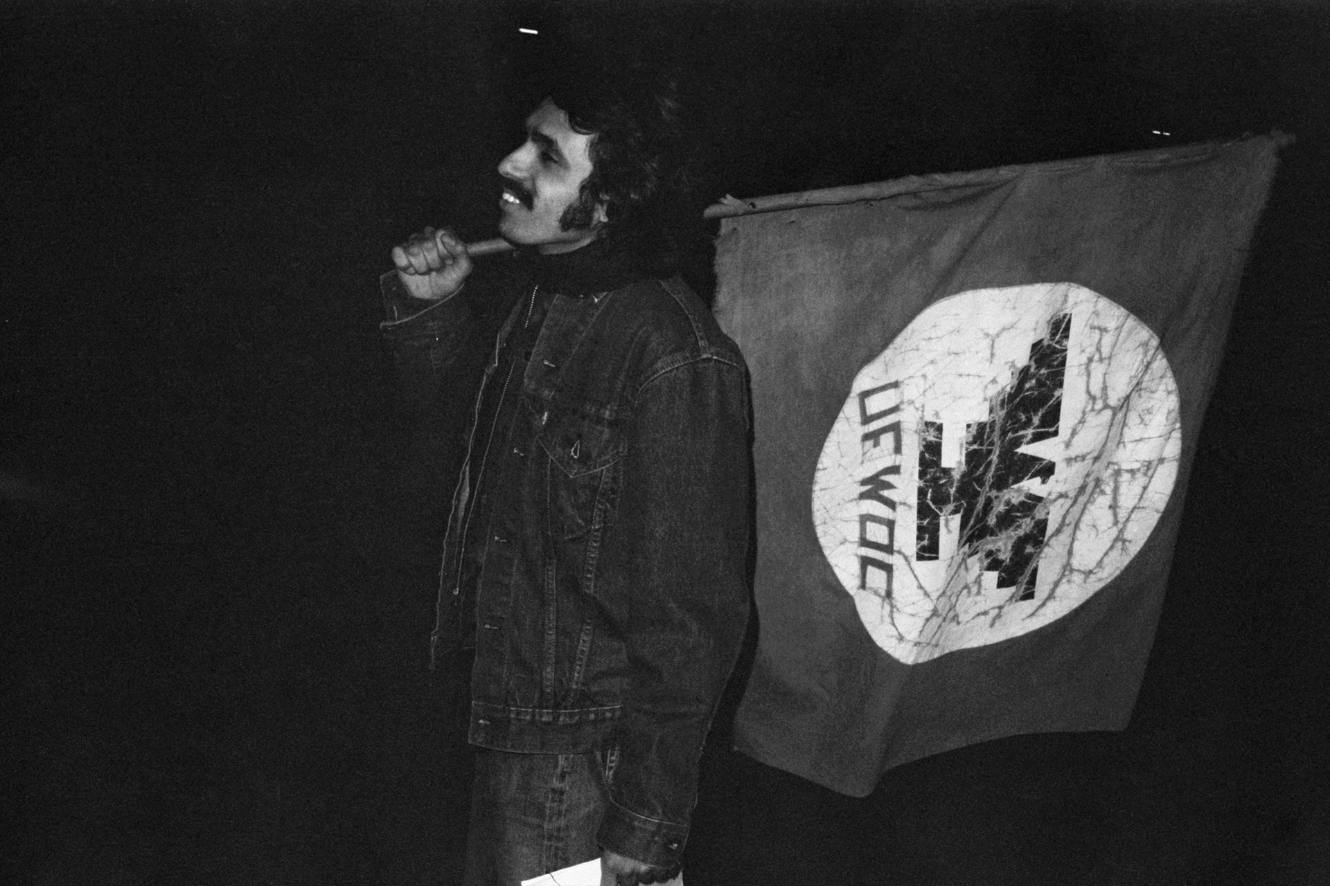 Rudy "Spider" Sanchez Protesting In Front of a 711