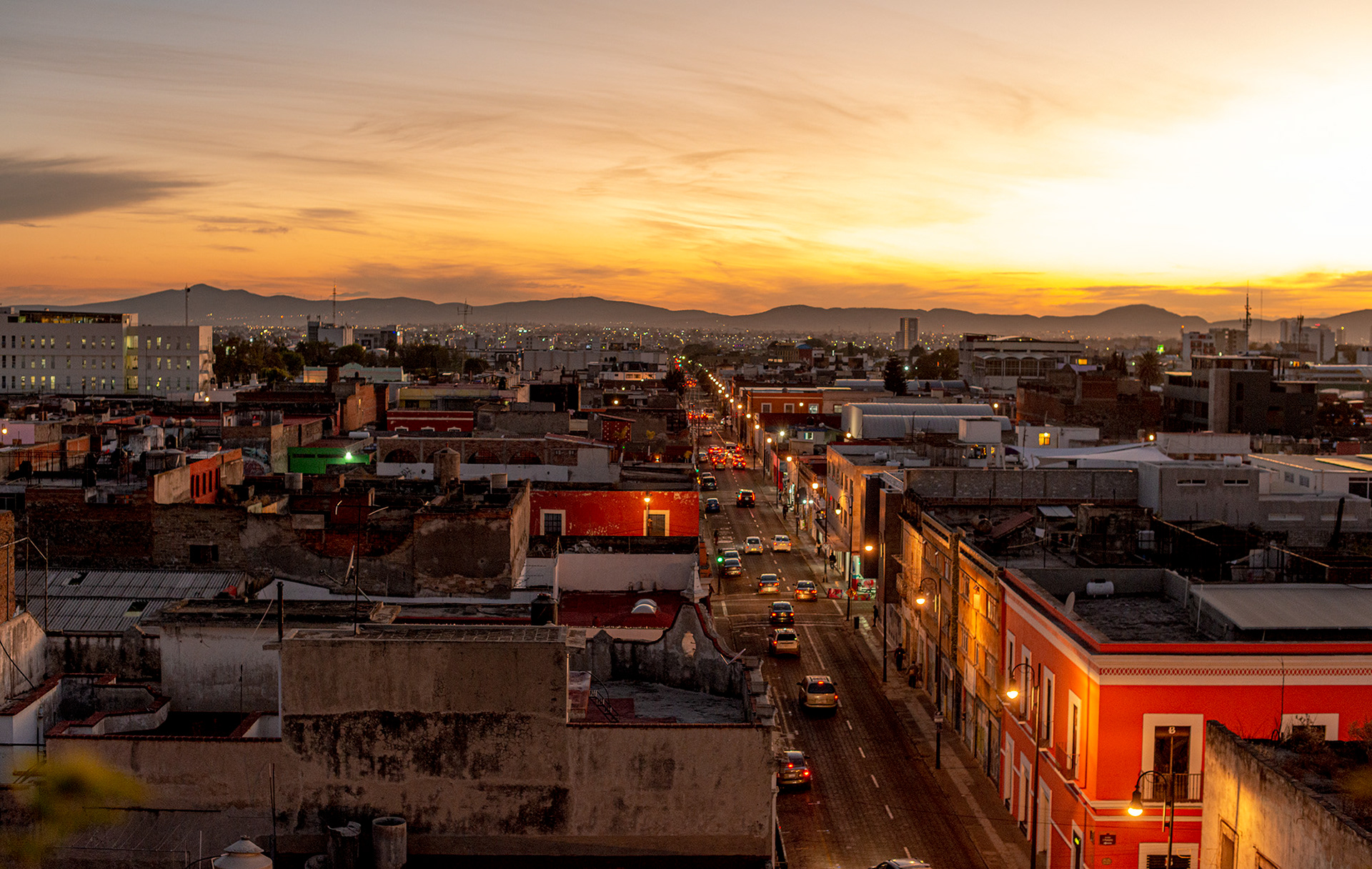 Sunset Centro Histórico de Puebla, MX