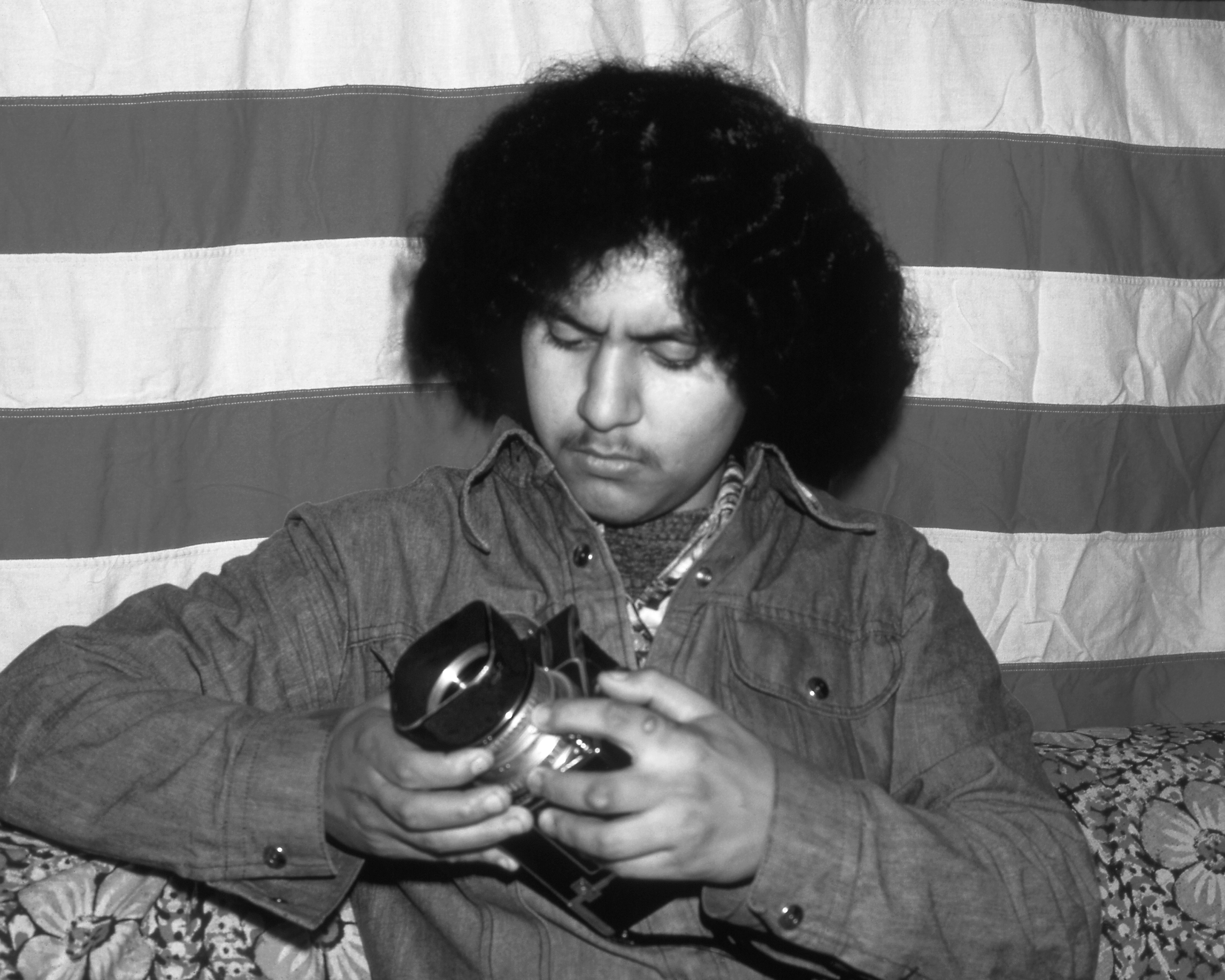 Posing With My Hasselblad Camera