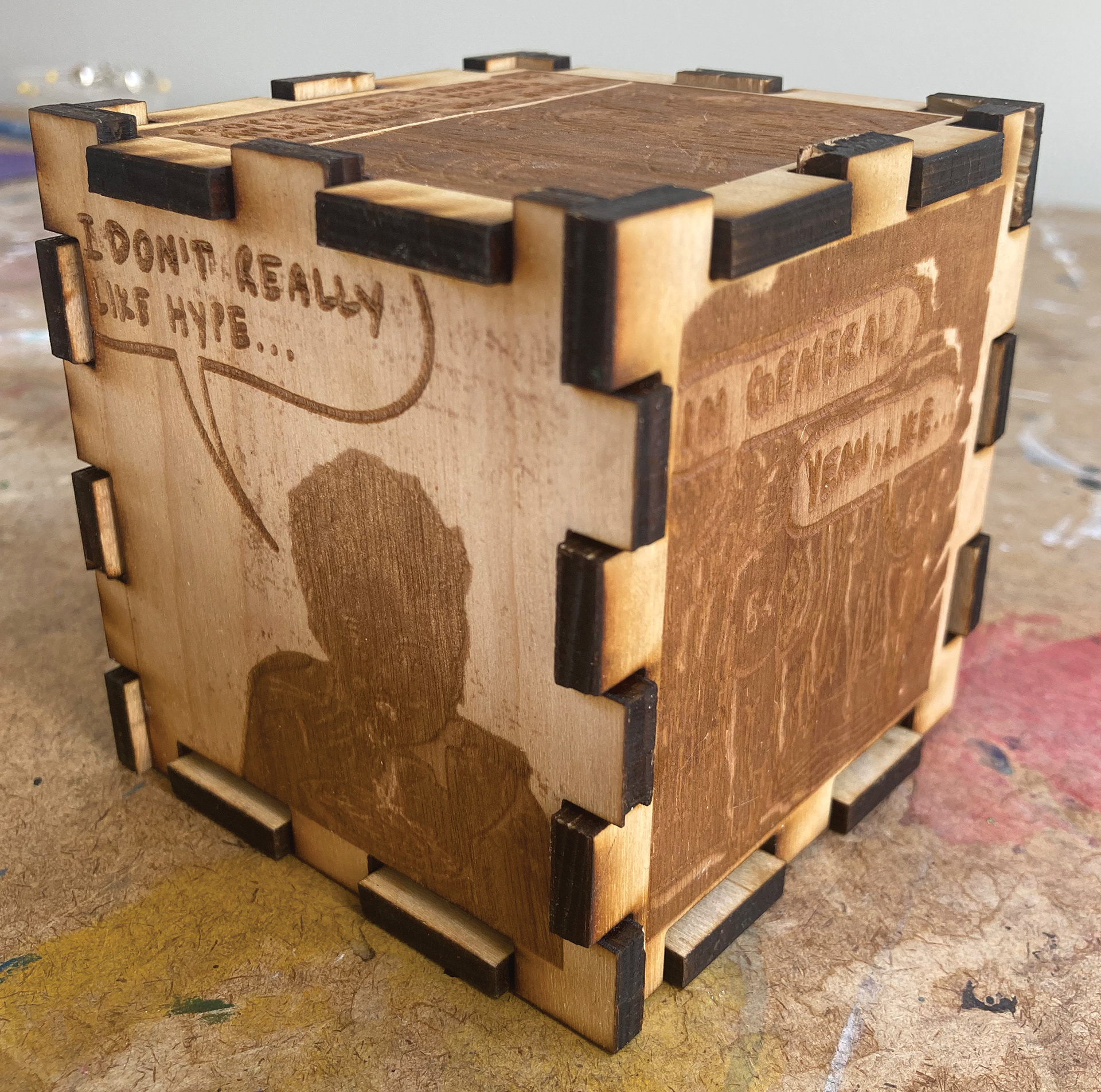 "Benjamin" Comic Box Isometric View 2