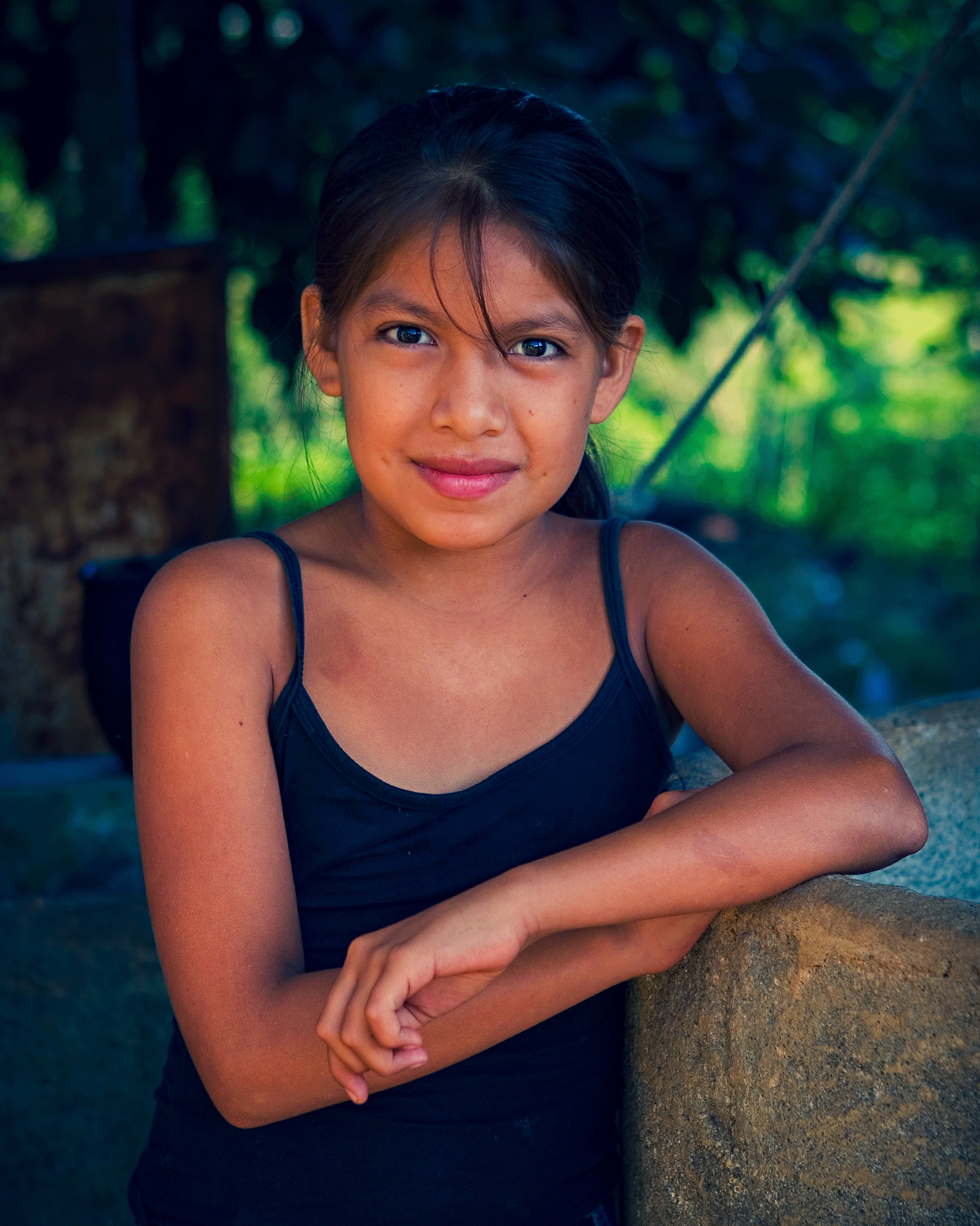 Girl at the Well, Bethania, Guatemala