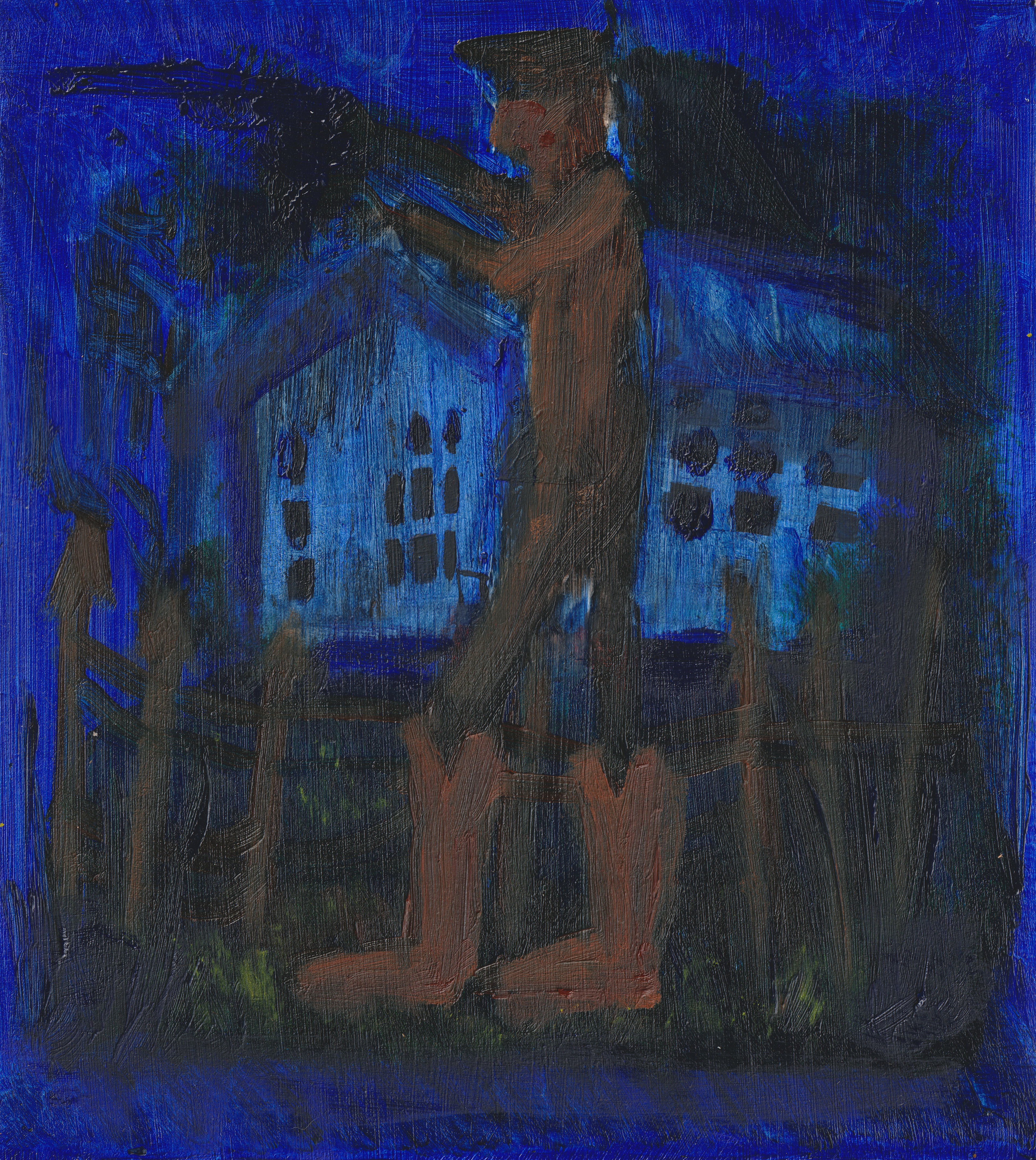 A scene outside Roda church in Wise County