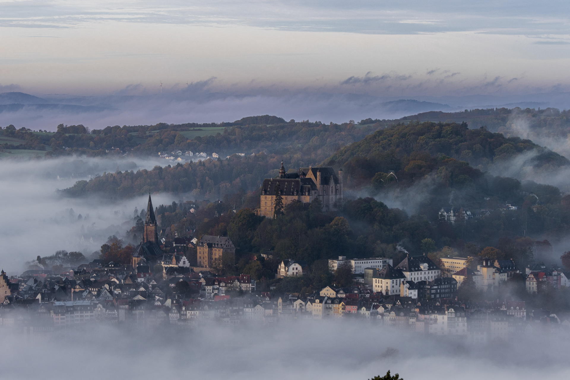Marburg im Nebel 2022