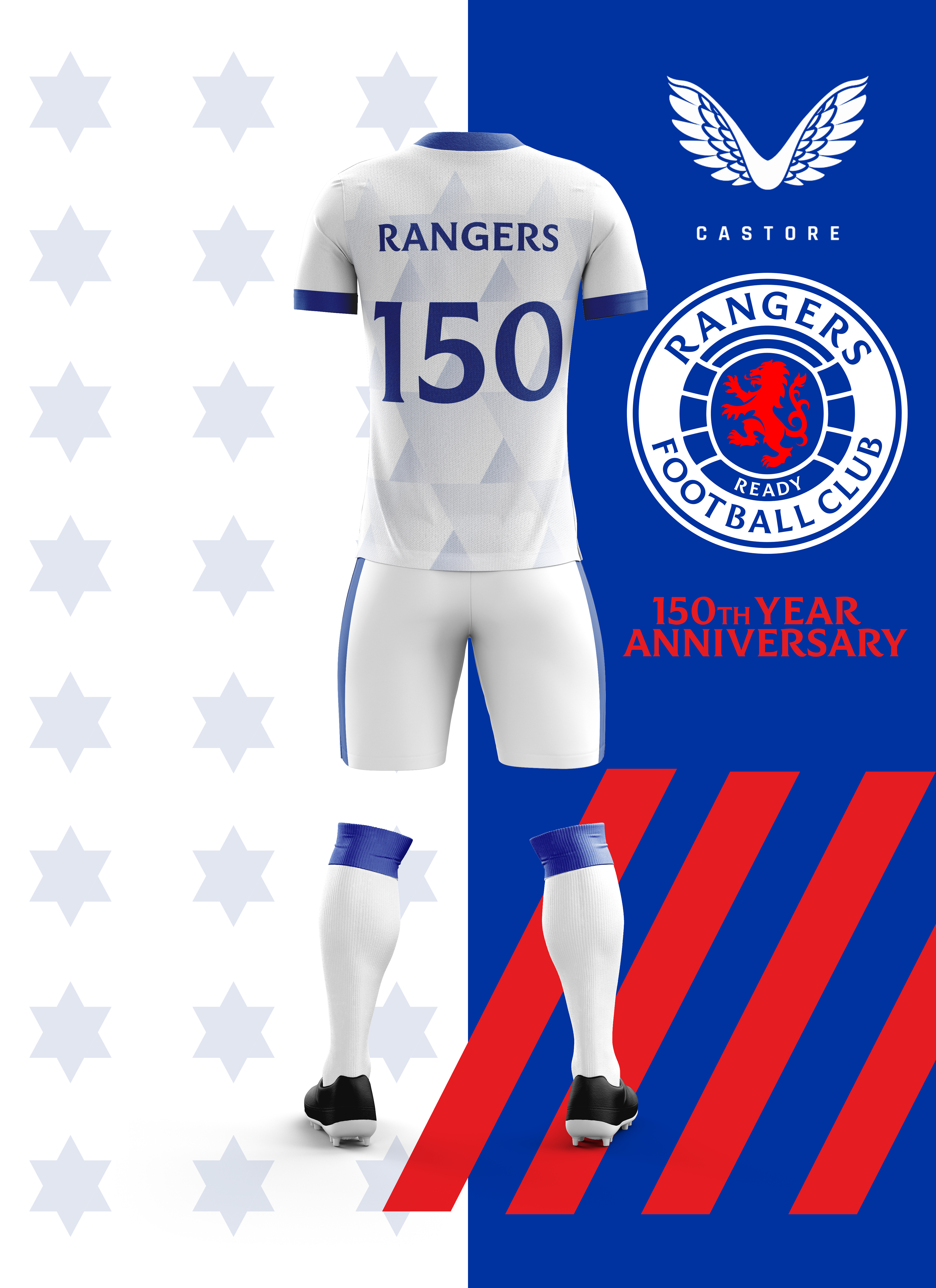 Golden Anniversary: Rangers FC Celebrate 150 Years with 2021-22 Home Kit –  SportsLogos.Net News